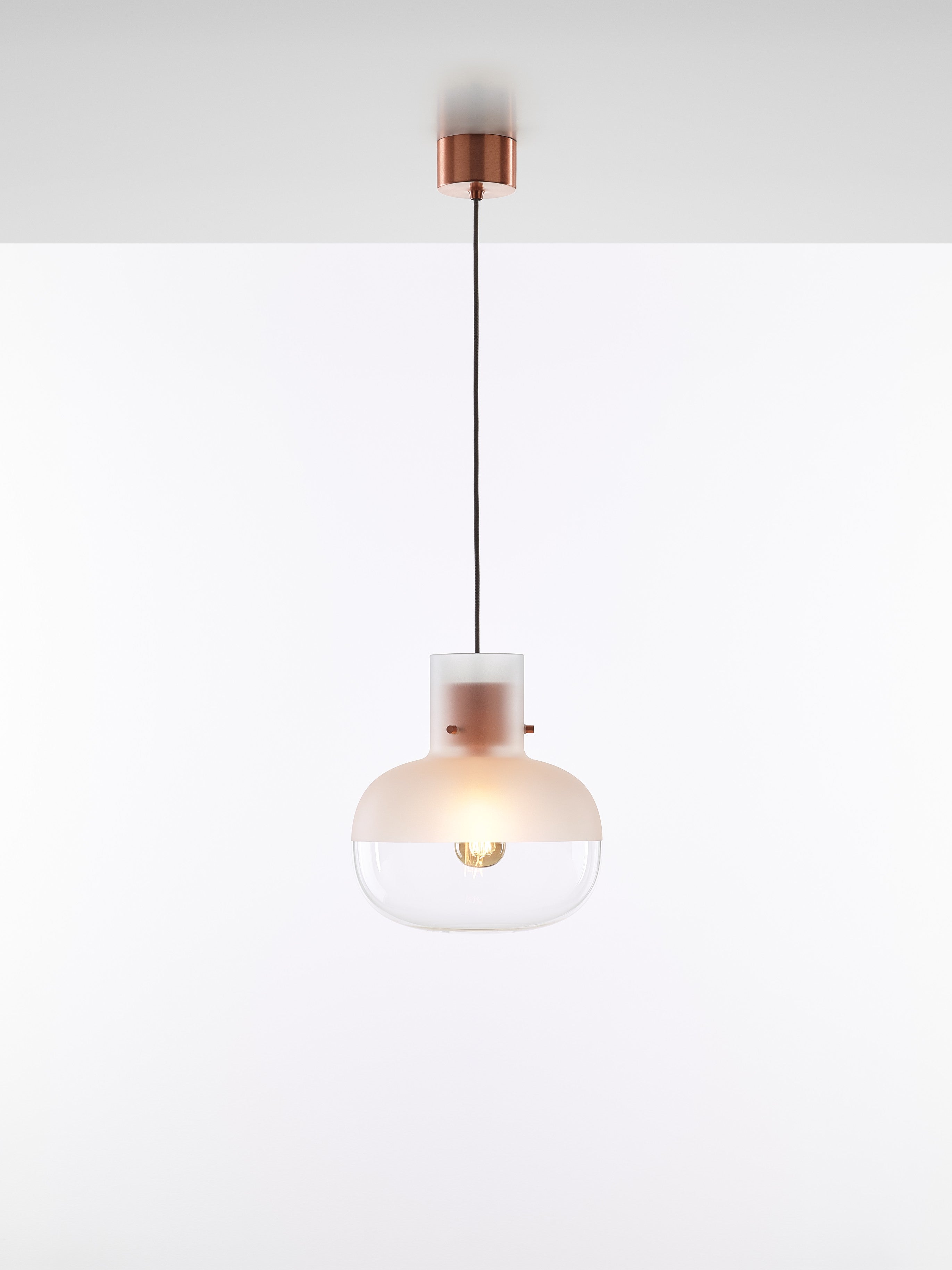 Lampa wisząca AWA MEDIUM szkło dmuchane – styl nowoczesny