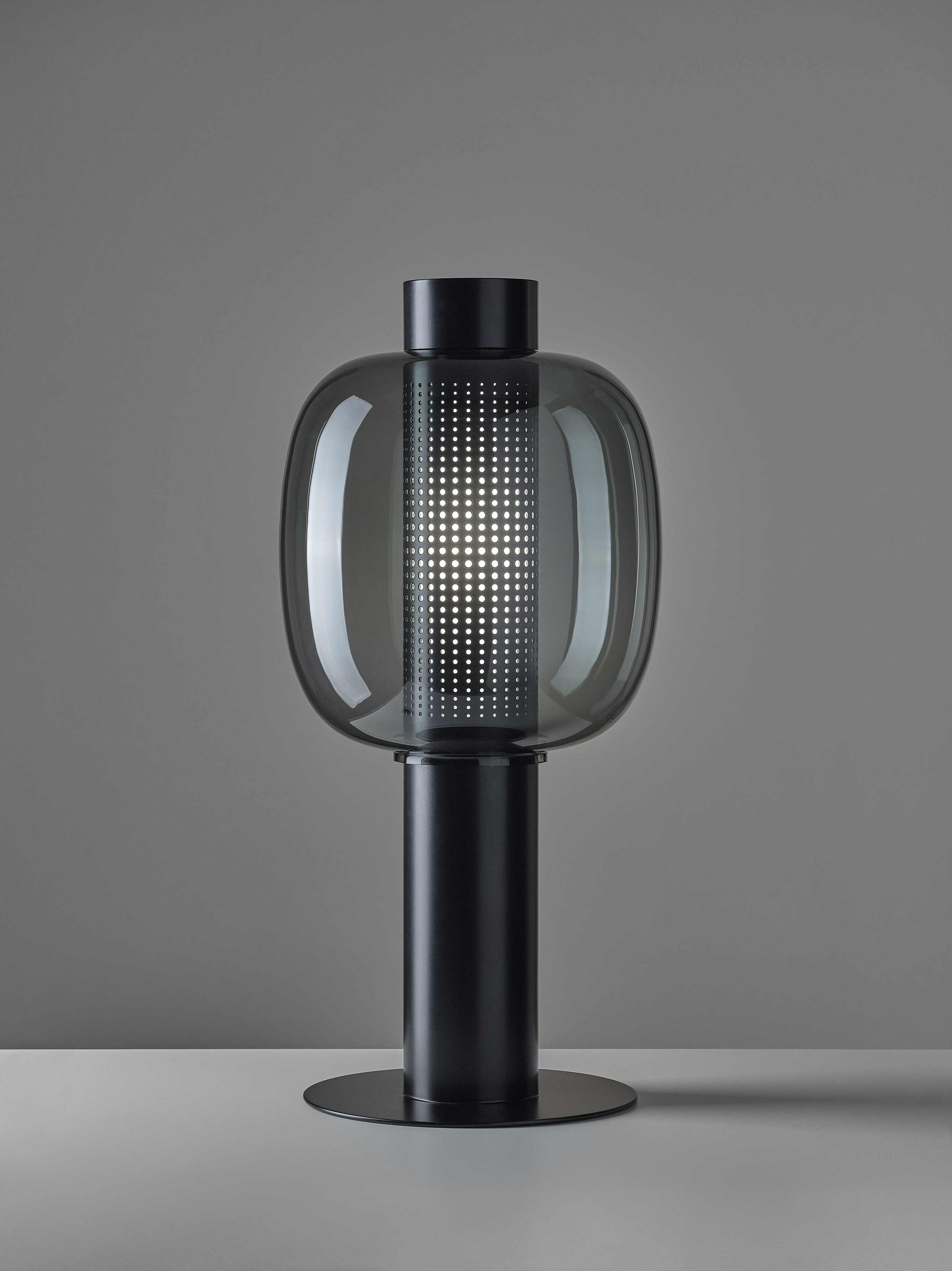 Outdoor floor lamp BONBORI blown glass