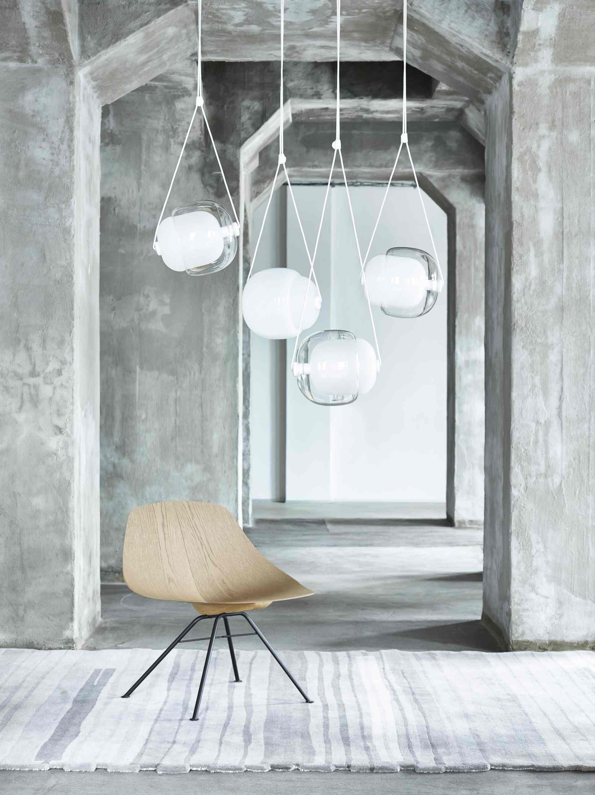 Hanglamp CAPSULA - ENKEL mat glas