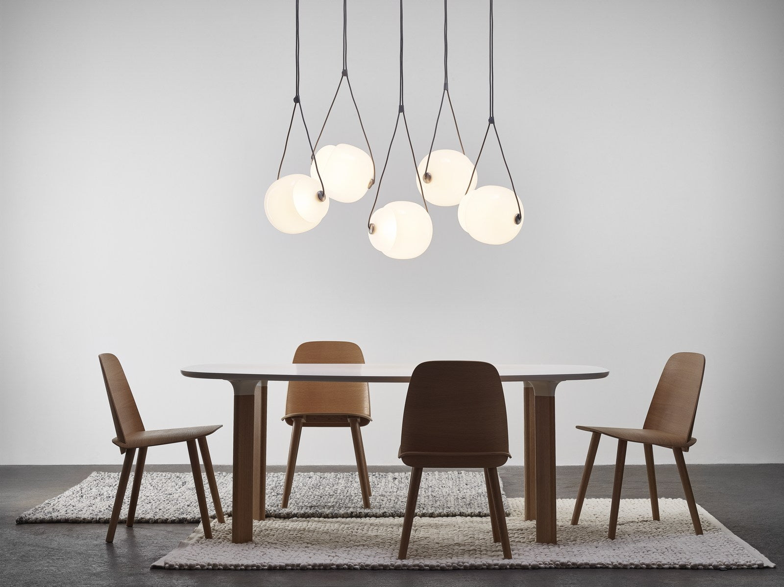 Hanglamp CAPSULA - ENKEL mat glas