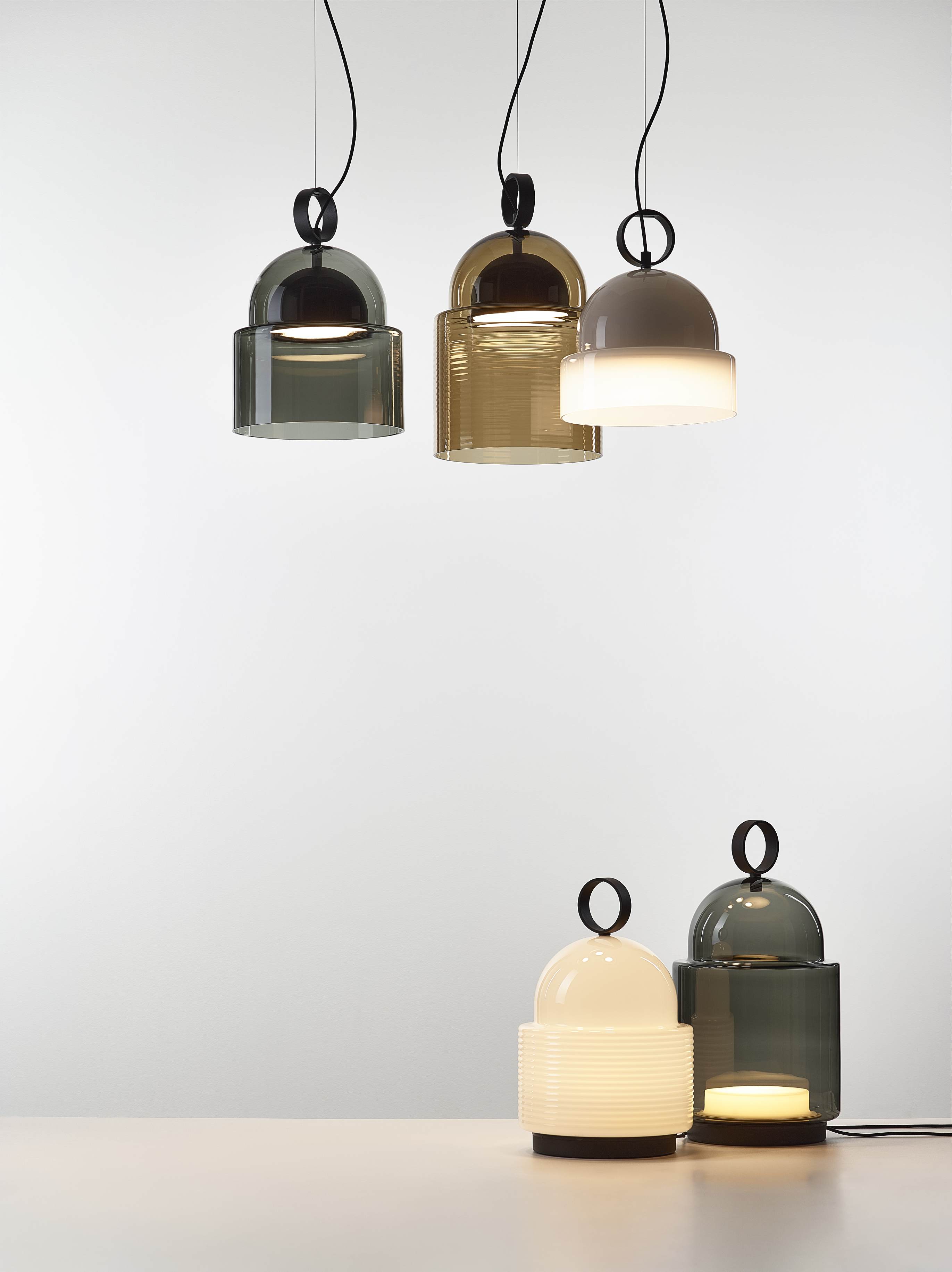 Hanglamp DOME geblazen glas