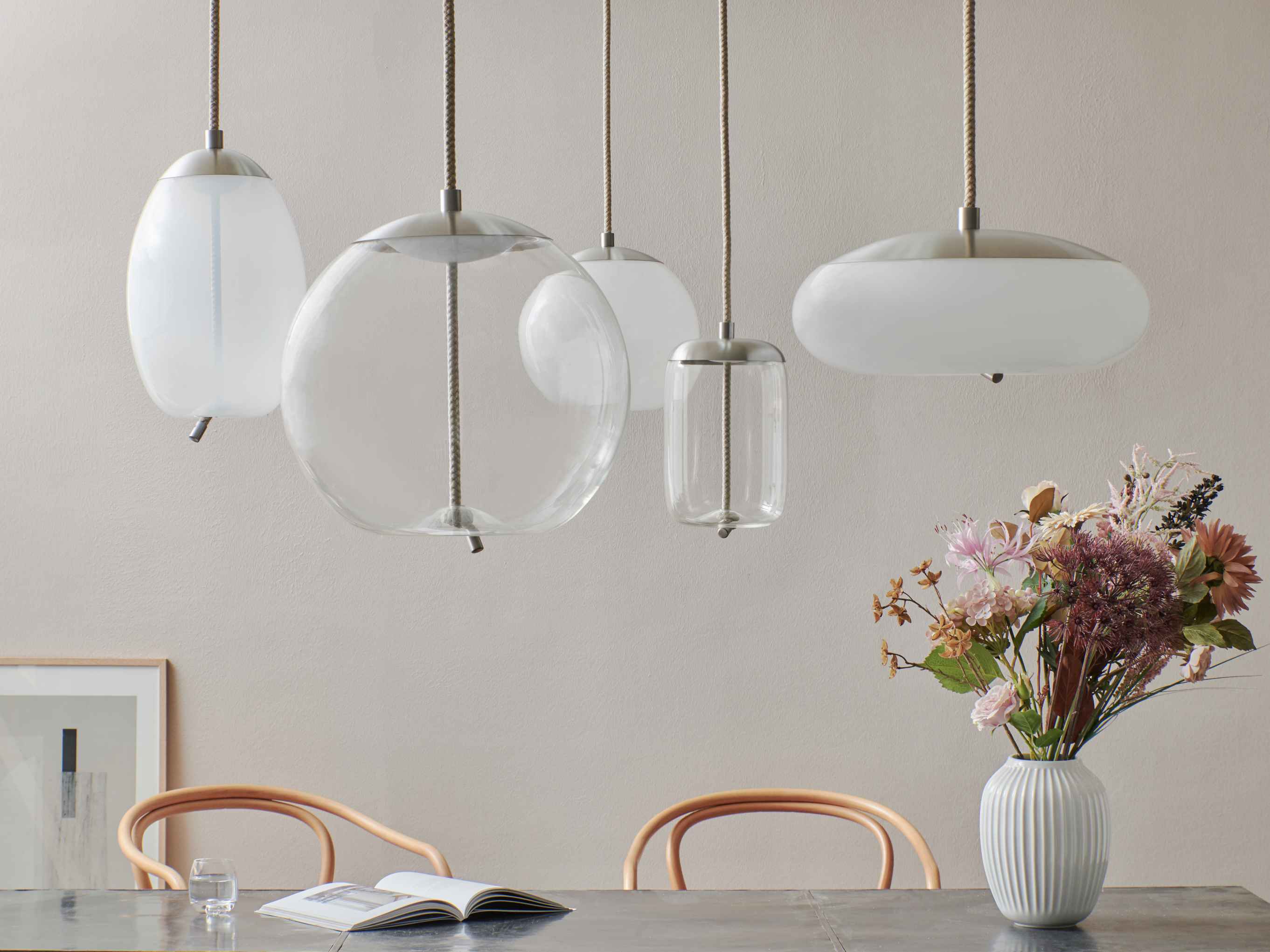 Lampa wisząca KNOT - CILINDRO szklana, marka Brokis