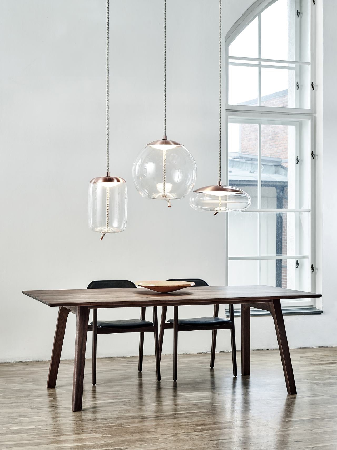 Hanglamp KNOT - UOVO glazen