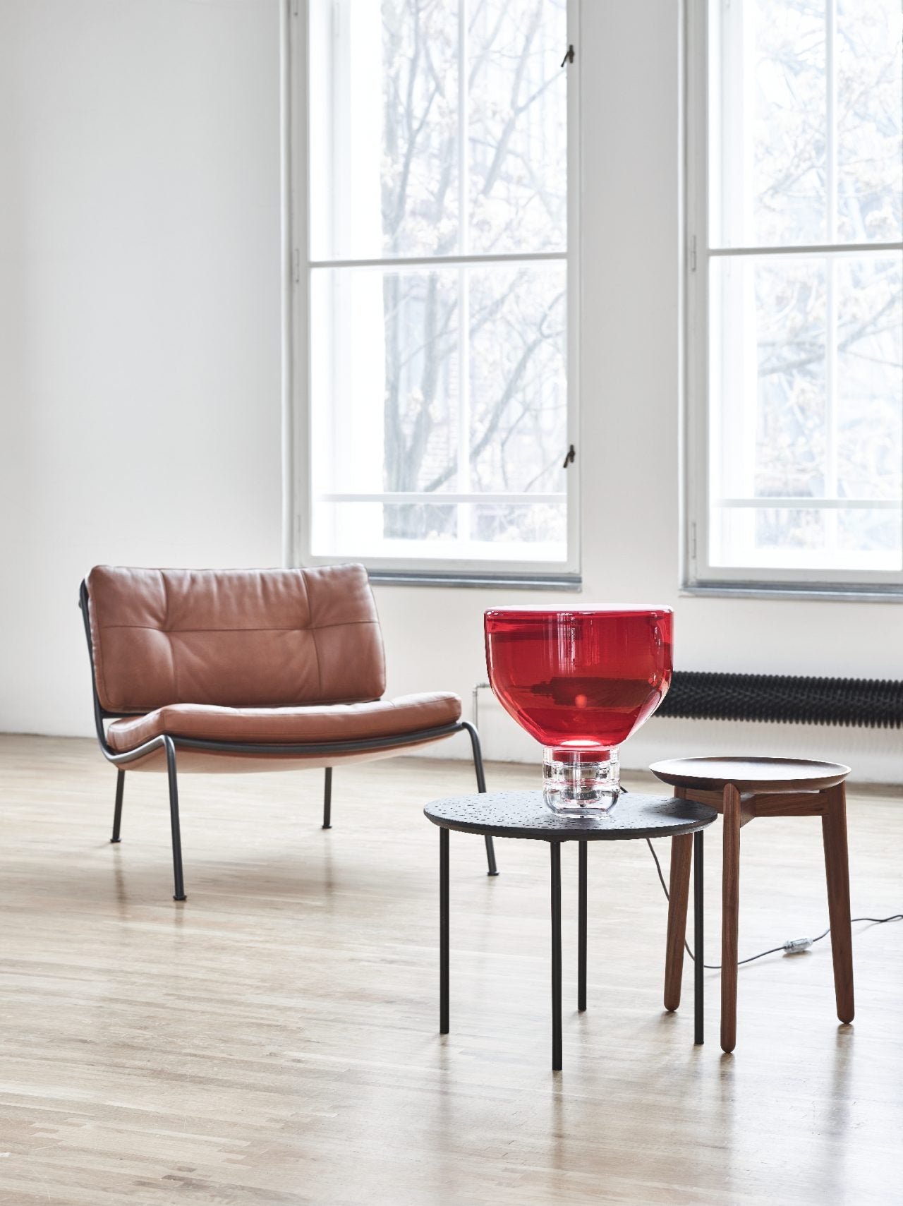 Tafellamp LIGHTLINE glanzende voet