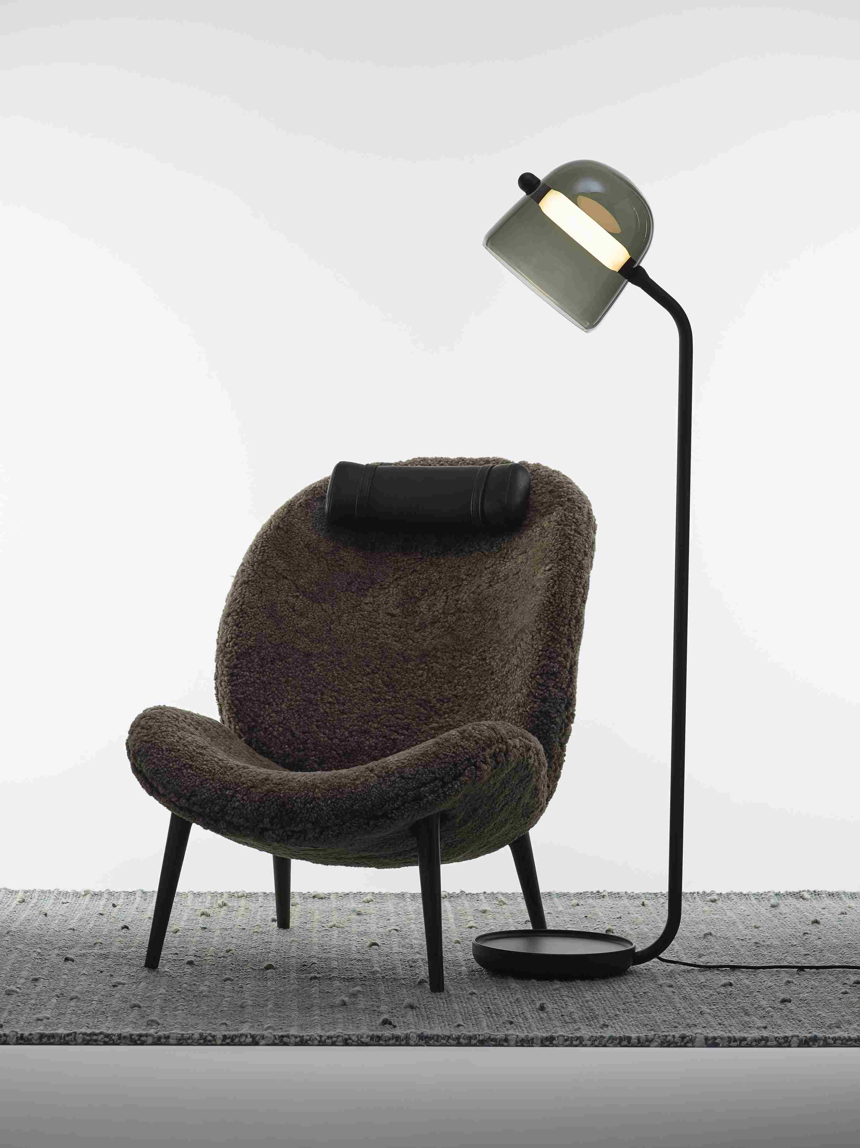 Vloerlamp MONA zwarte voet