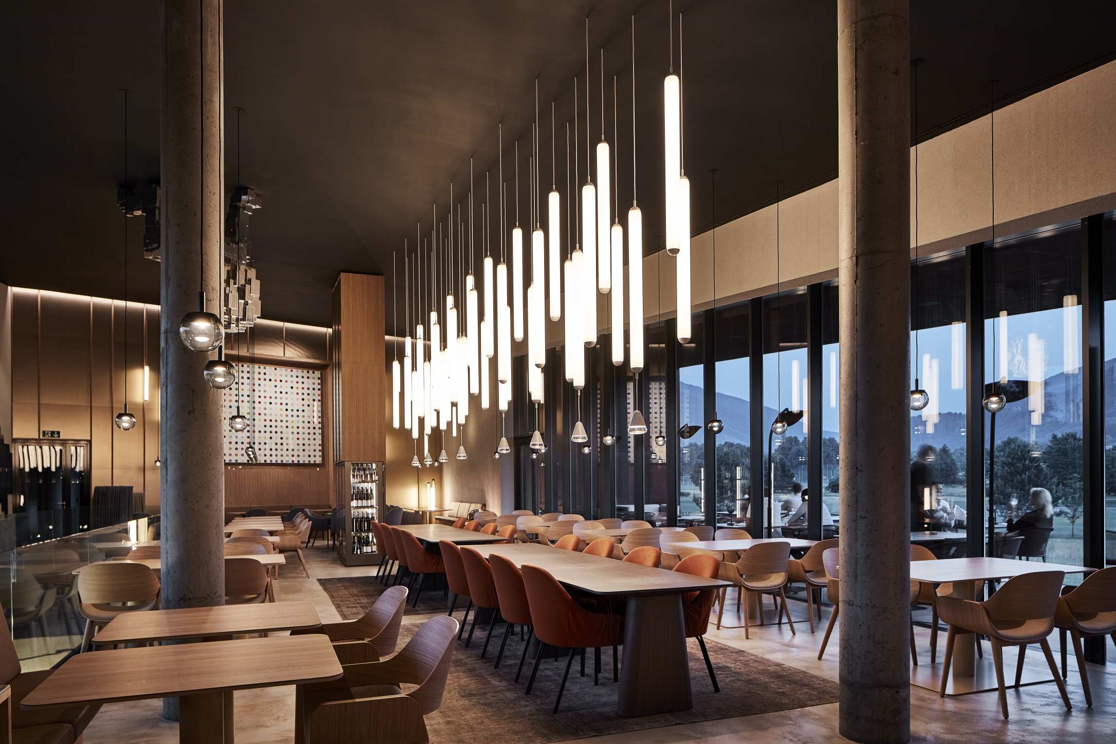 Hanglamp ORBIS geblazen glas