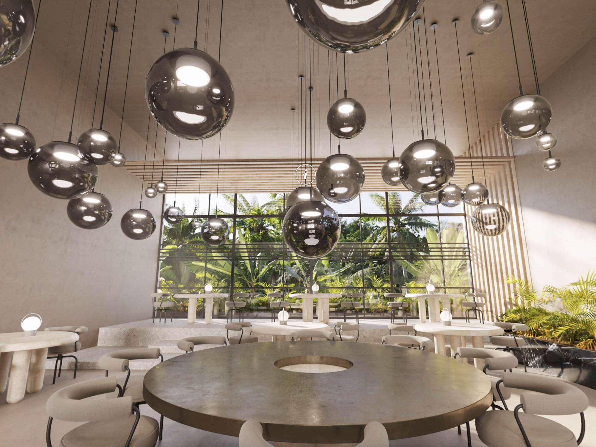 Hanglamp ORBIS geblazen glas