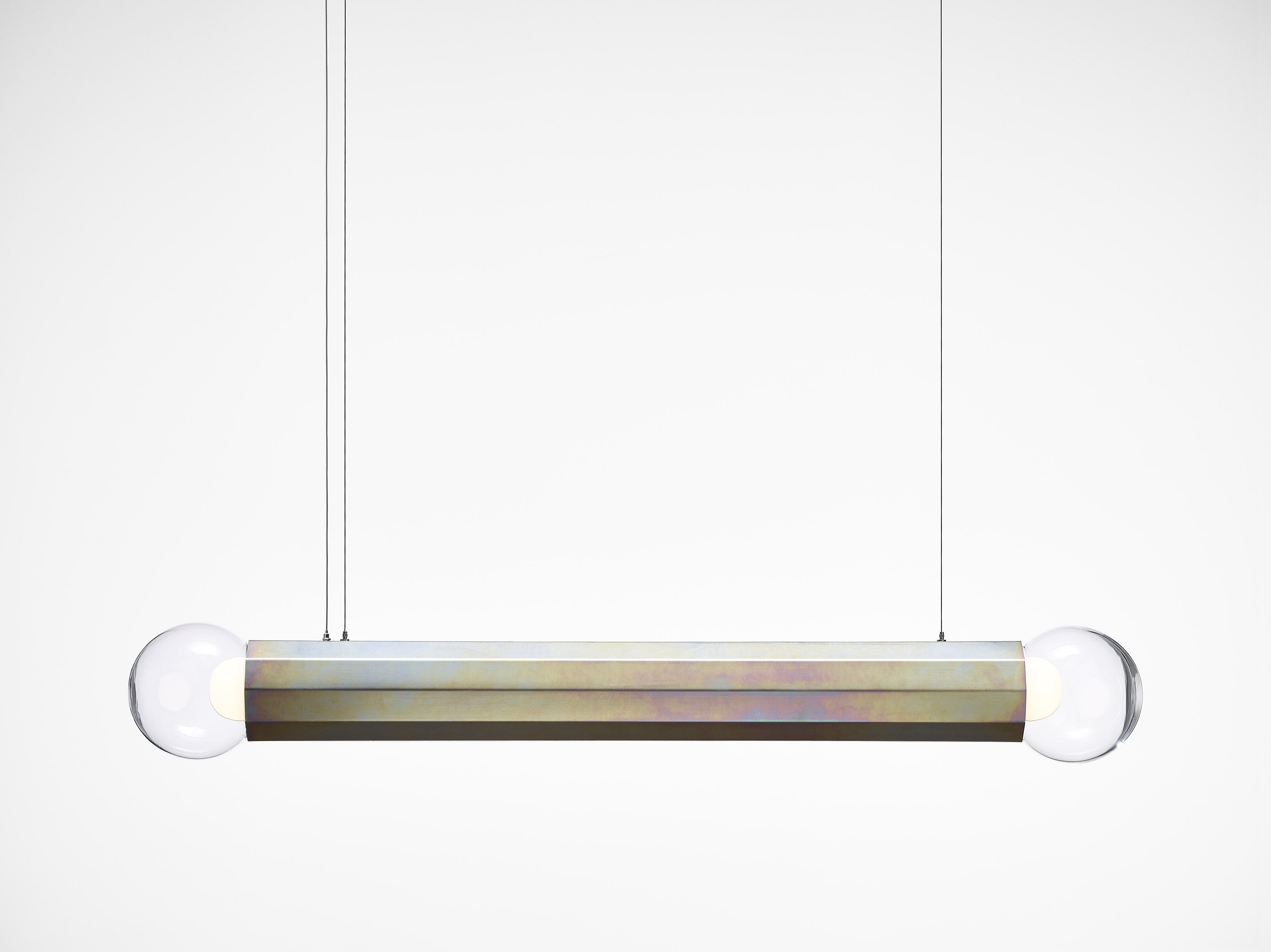 Hanglamp PRISMA DOUBLE metalen armatuur