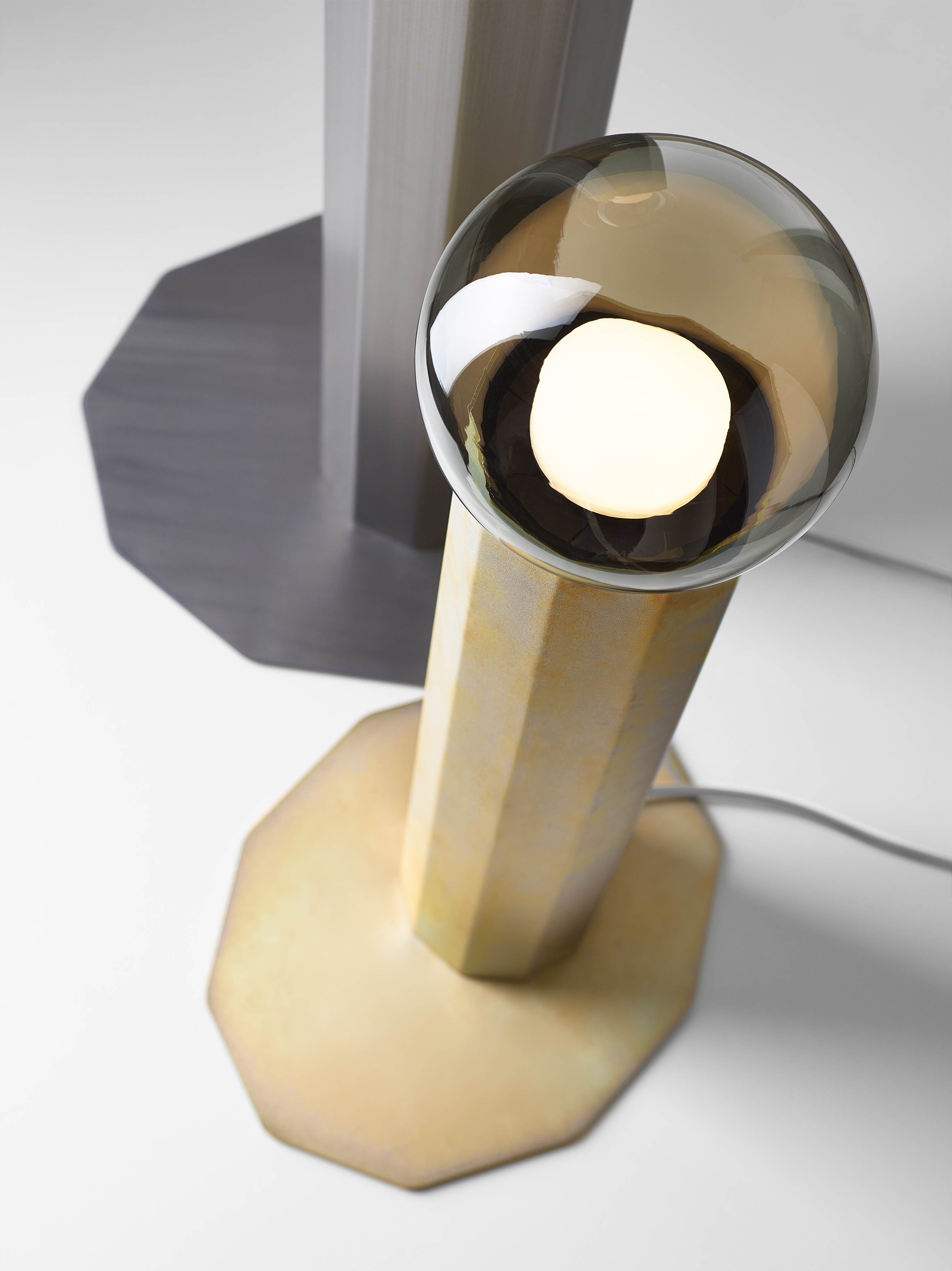 Vloerlamp PRISMA metalen armatuur