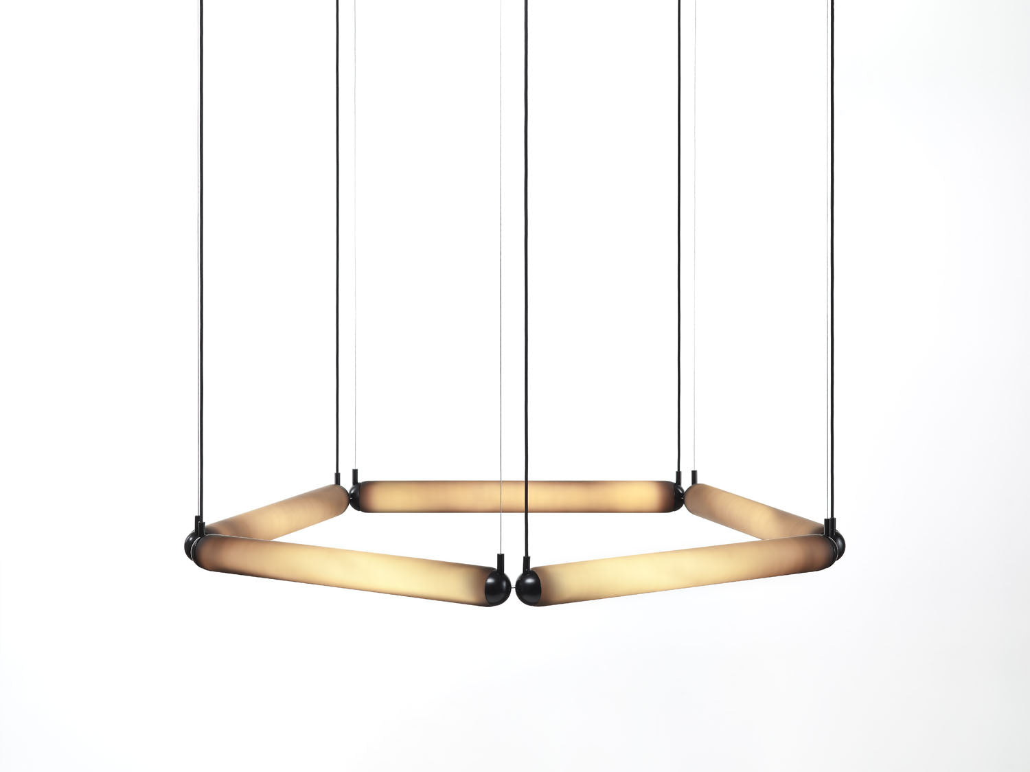 Puro Contour Hanging Lamp - Pentagon Mattglas
