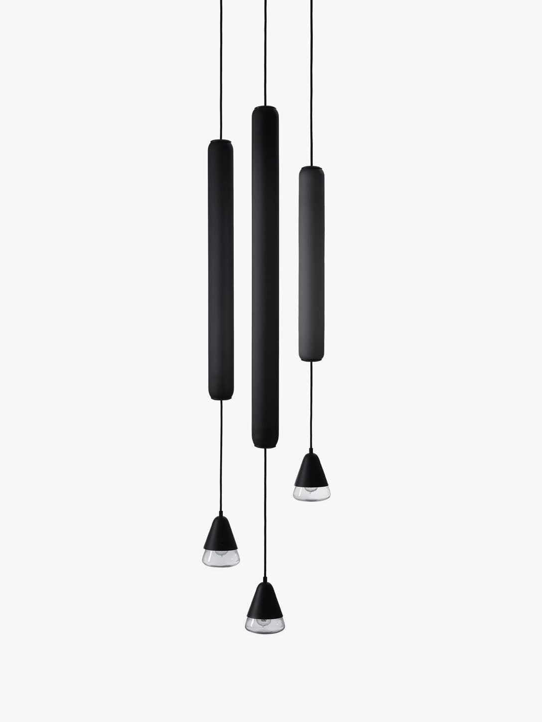 Lampa wisząca PURO SINGLE - VERTICAL szkło matowe, marka Brokis