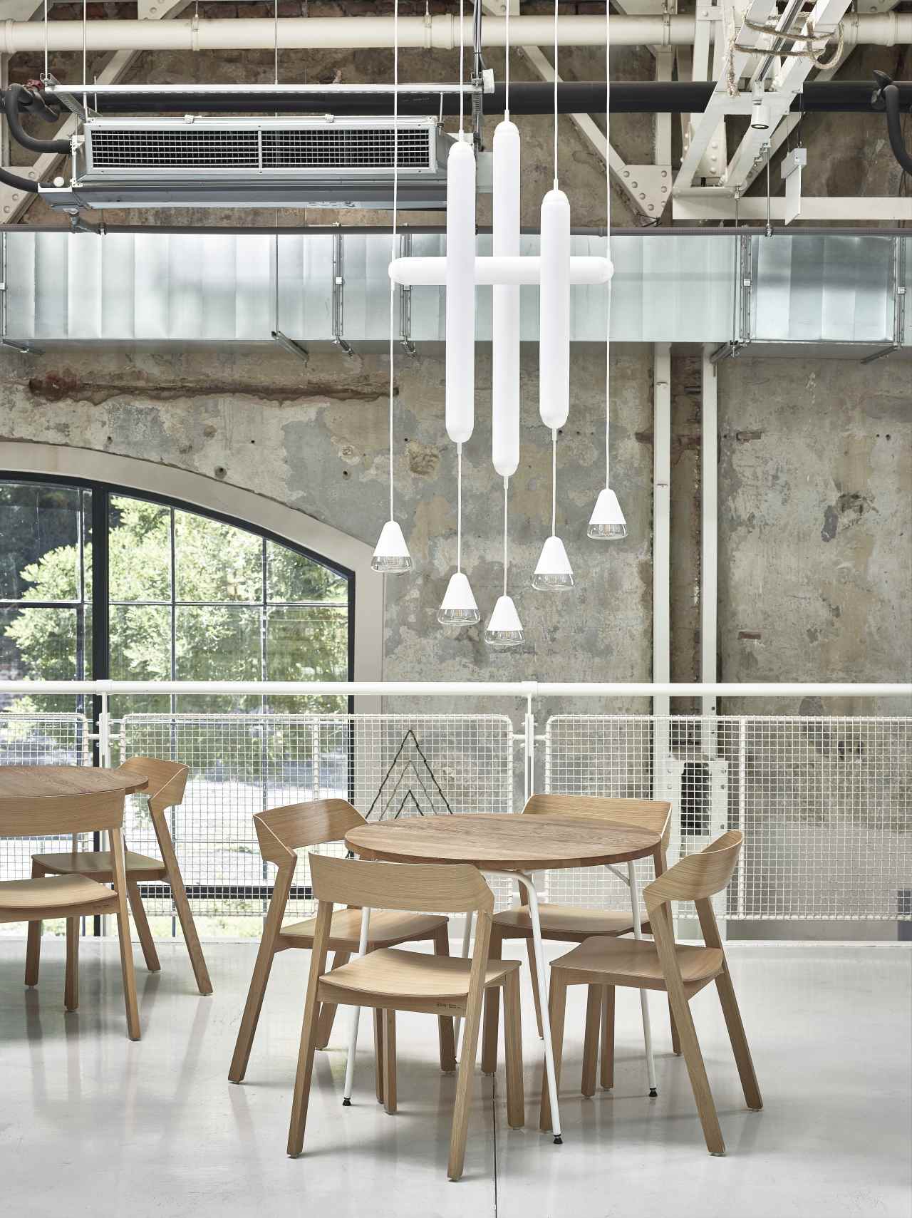 Lampa wisząca PURO SINGLE - VERTICAL szkło matowe – styl minimalistyczny