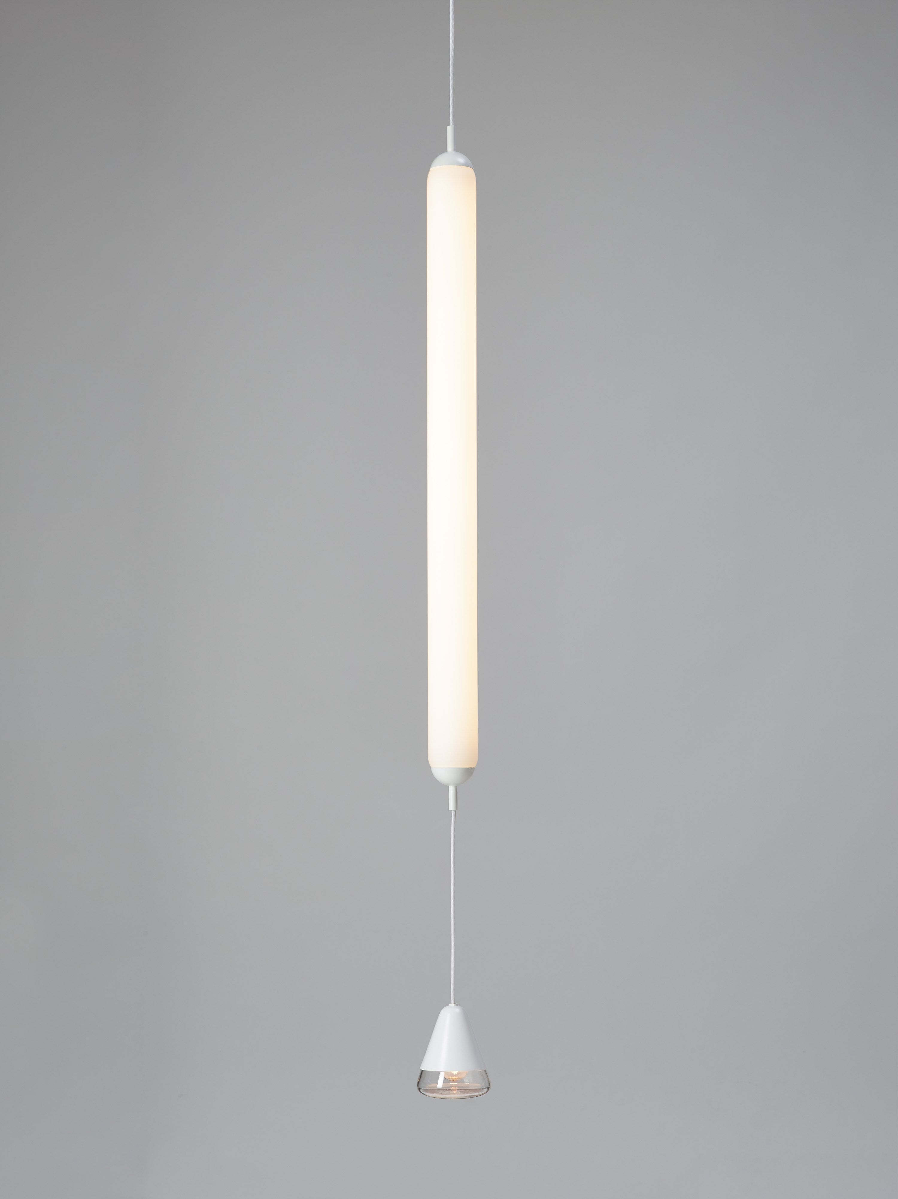 Lampa wisząca PURO SINGLE - VERTICAL szkło matowe, marka Brokis
