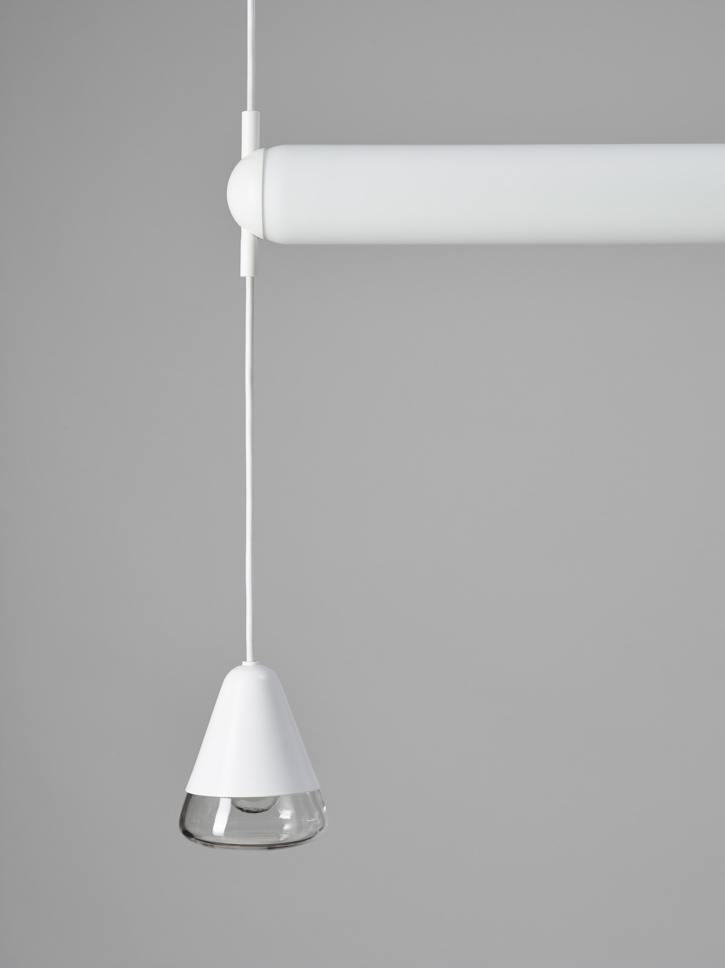 Lampa wisząca PURO SINGLE - HORIZONTAL szkło matowe – Brokis
