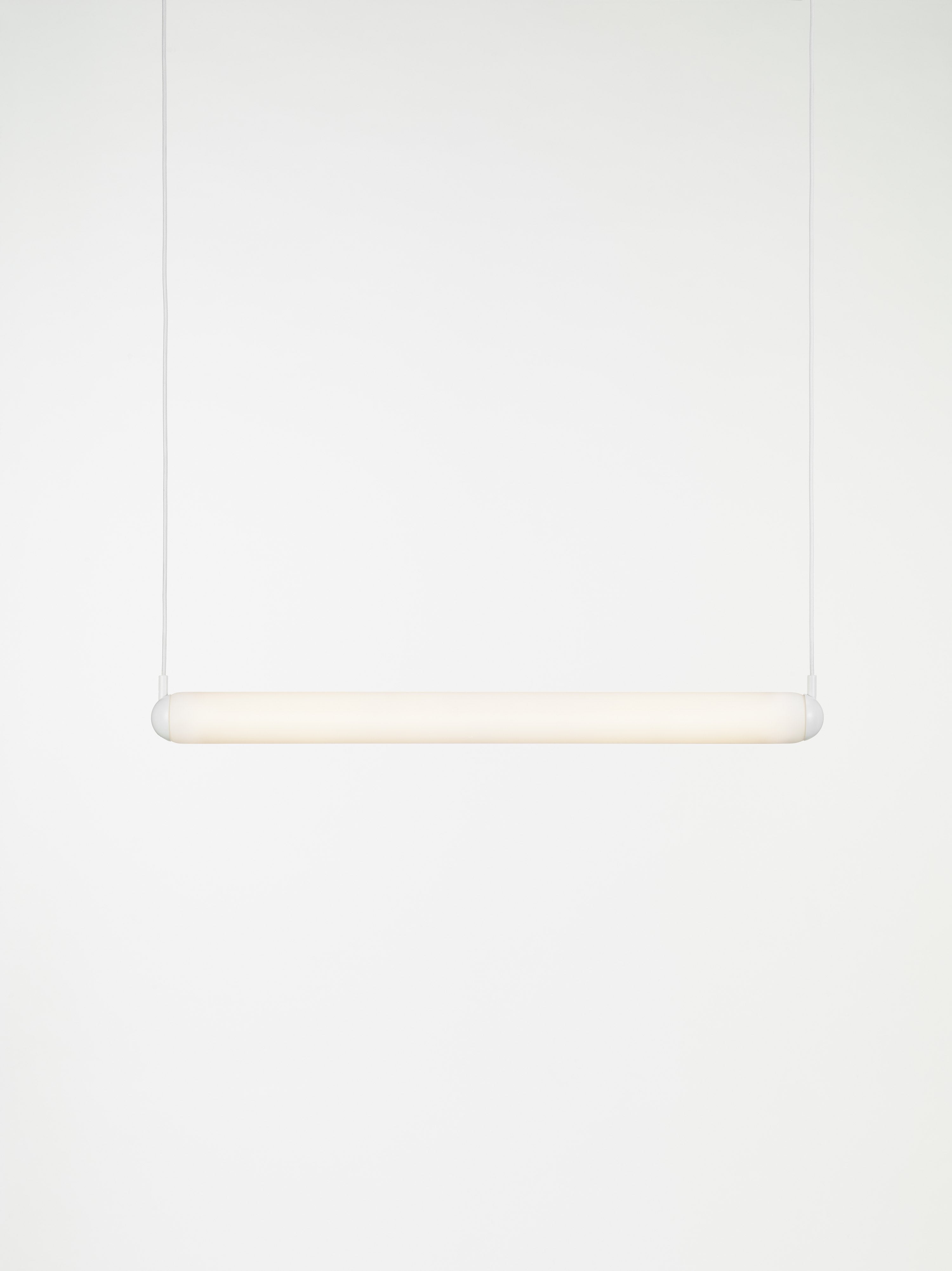 Lampa wisząca PURO SOLO - HORIZONTAL szkło matowe – styl minimalistyczny