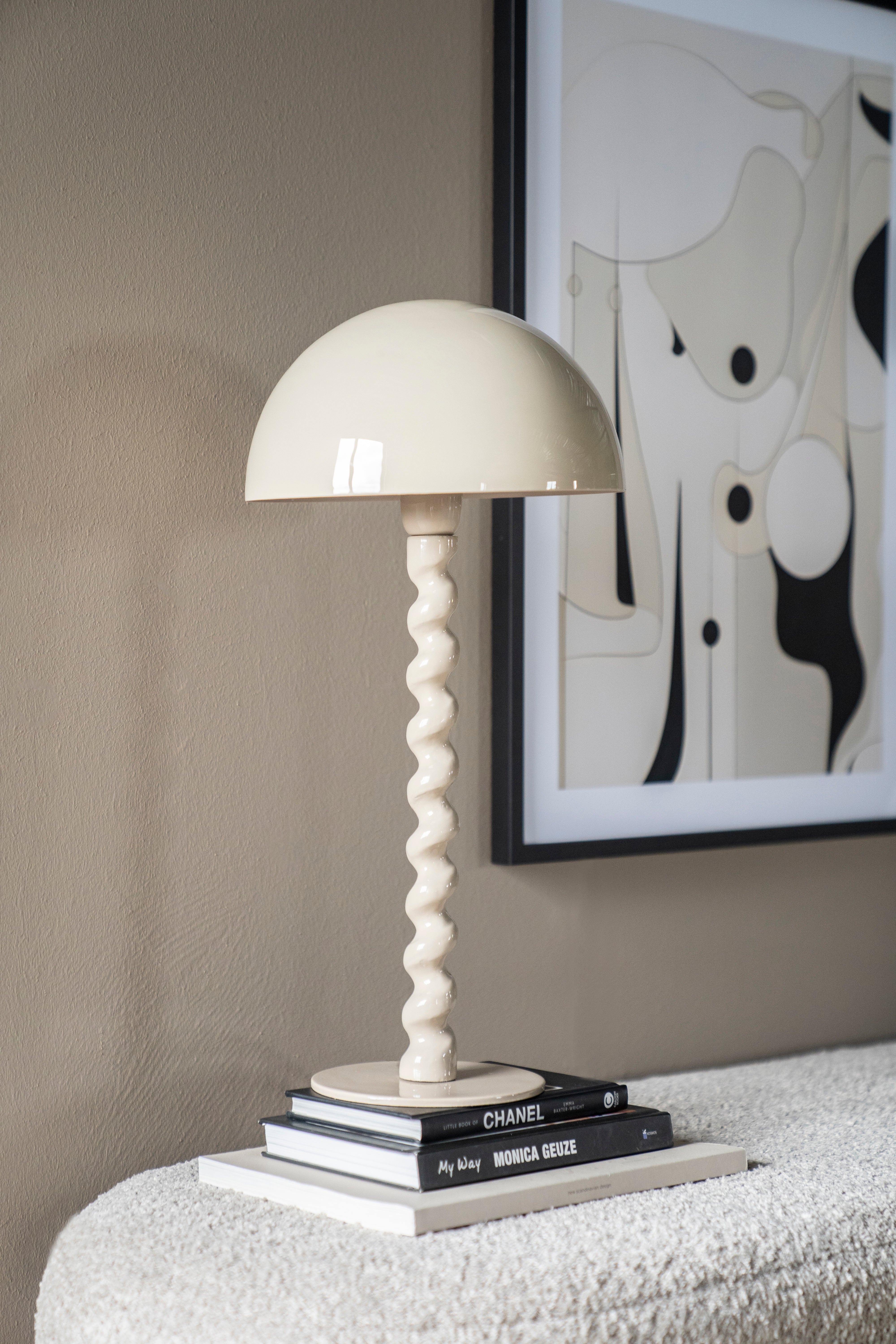 Tafellamp LUOX beige