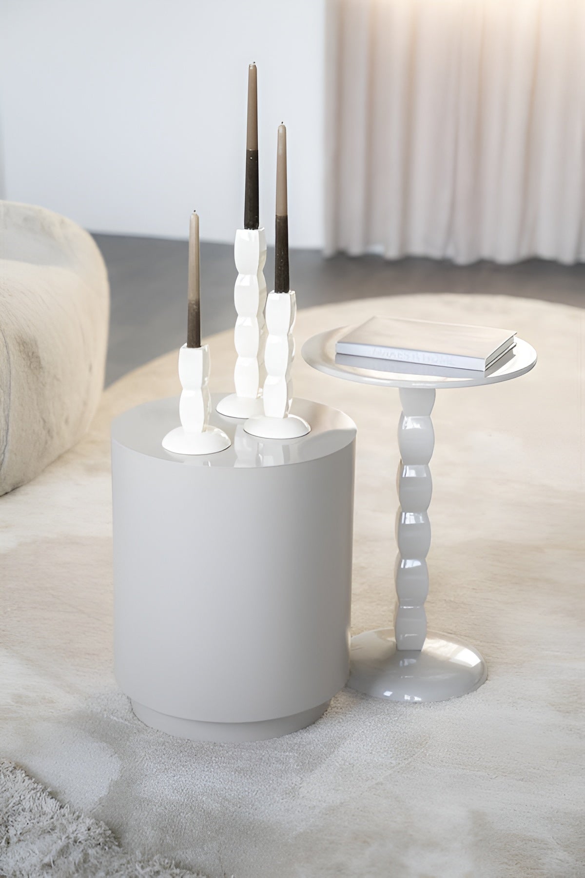 MESITA side table brown