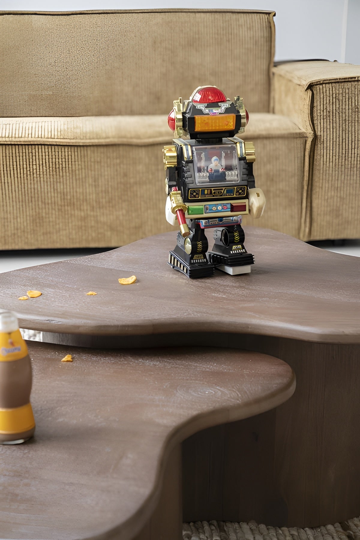 Set van salontafels FALL mango hout