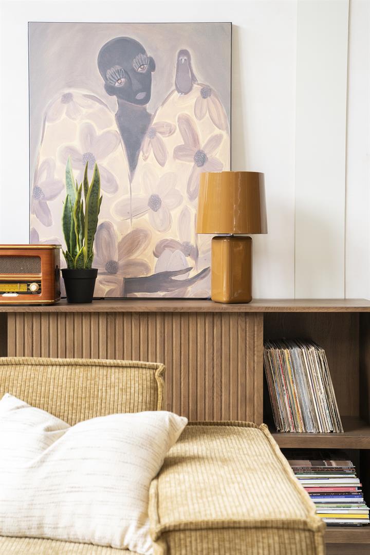 Tischlampe DIXON taupe