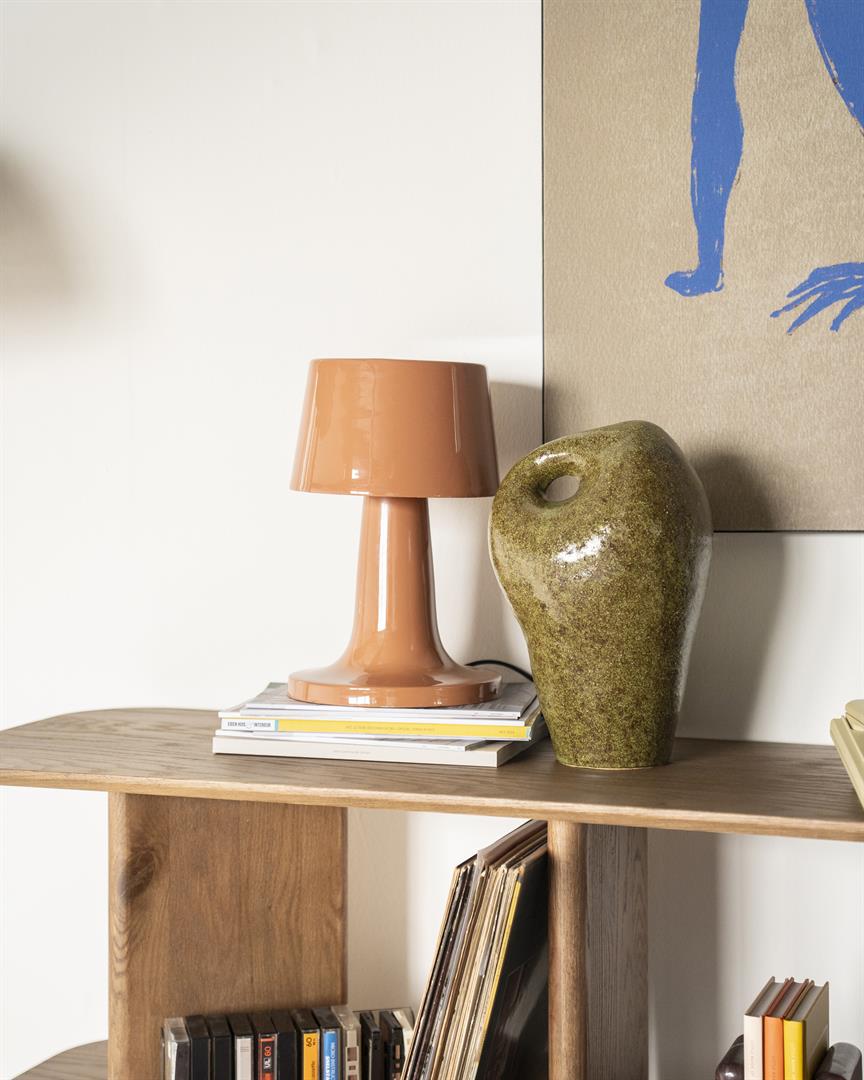 ALVO terracotta table lamp