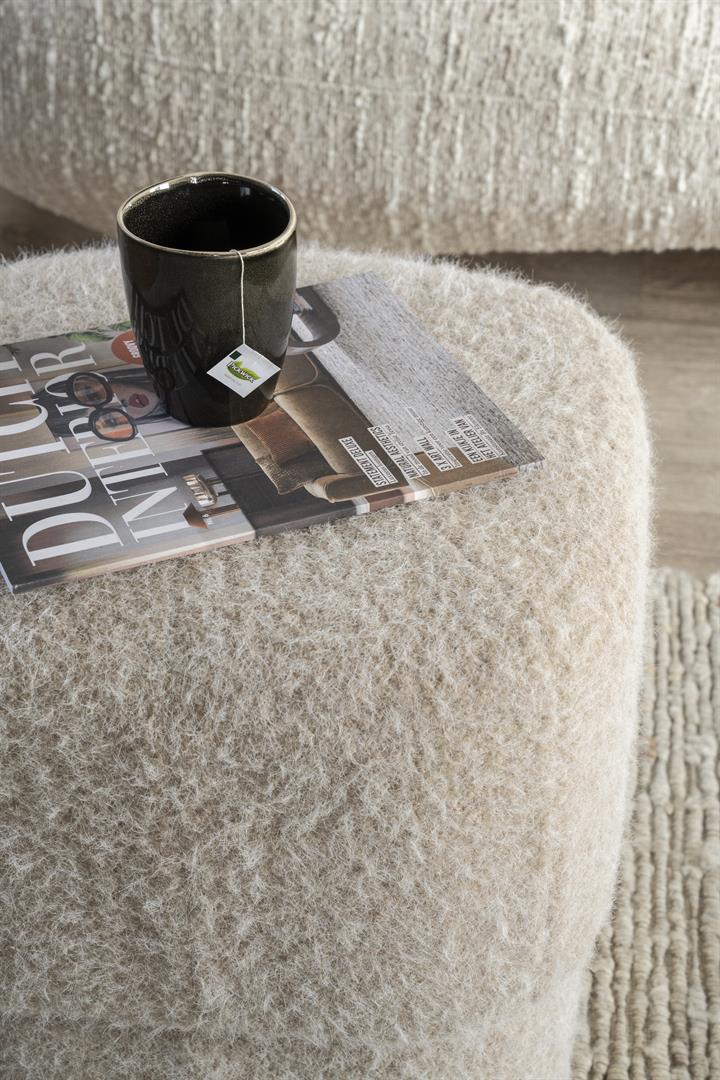 Puf KELSO cremefarben