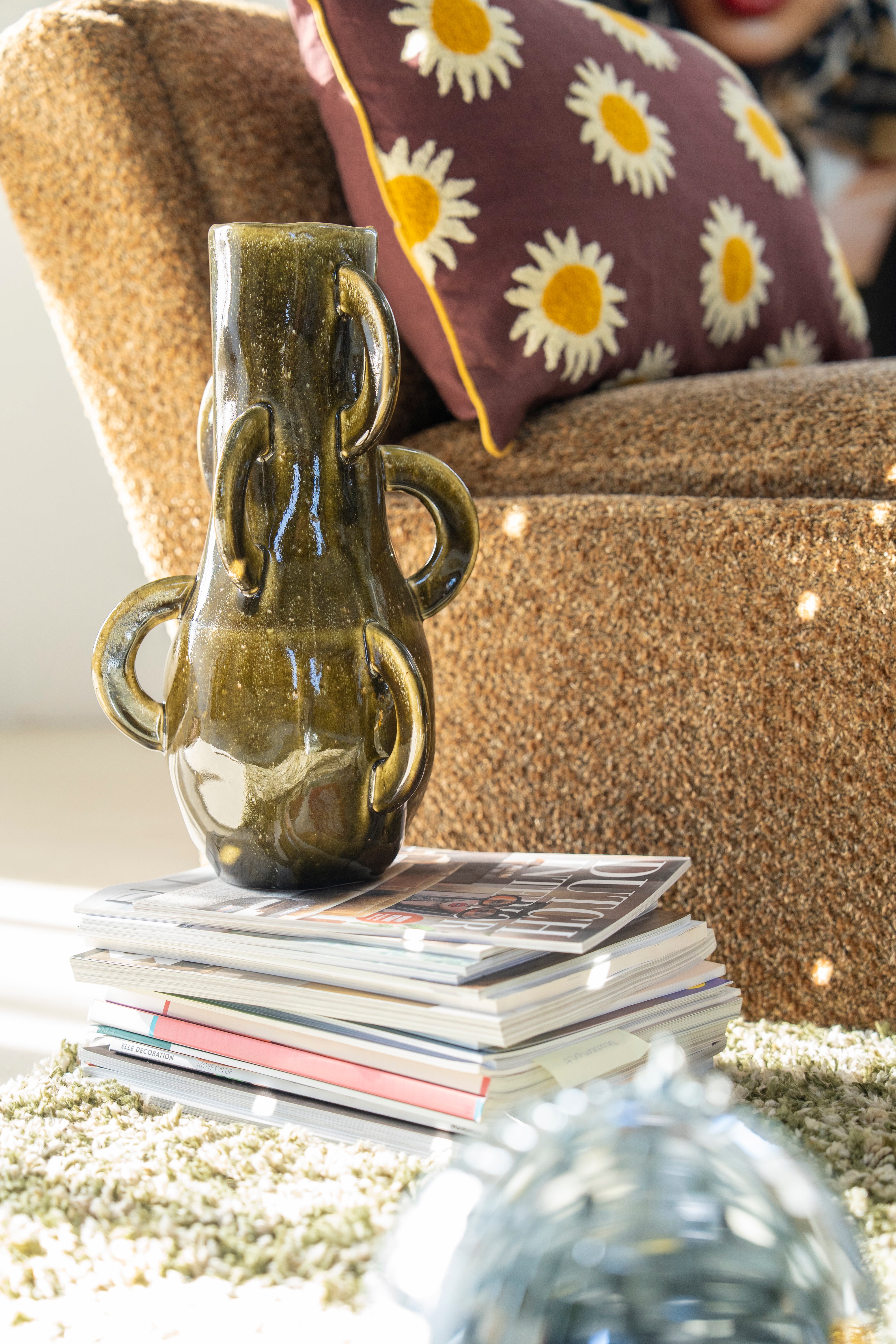 Vase ZAZA braun Steinzeug