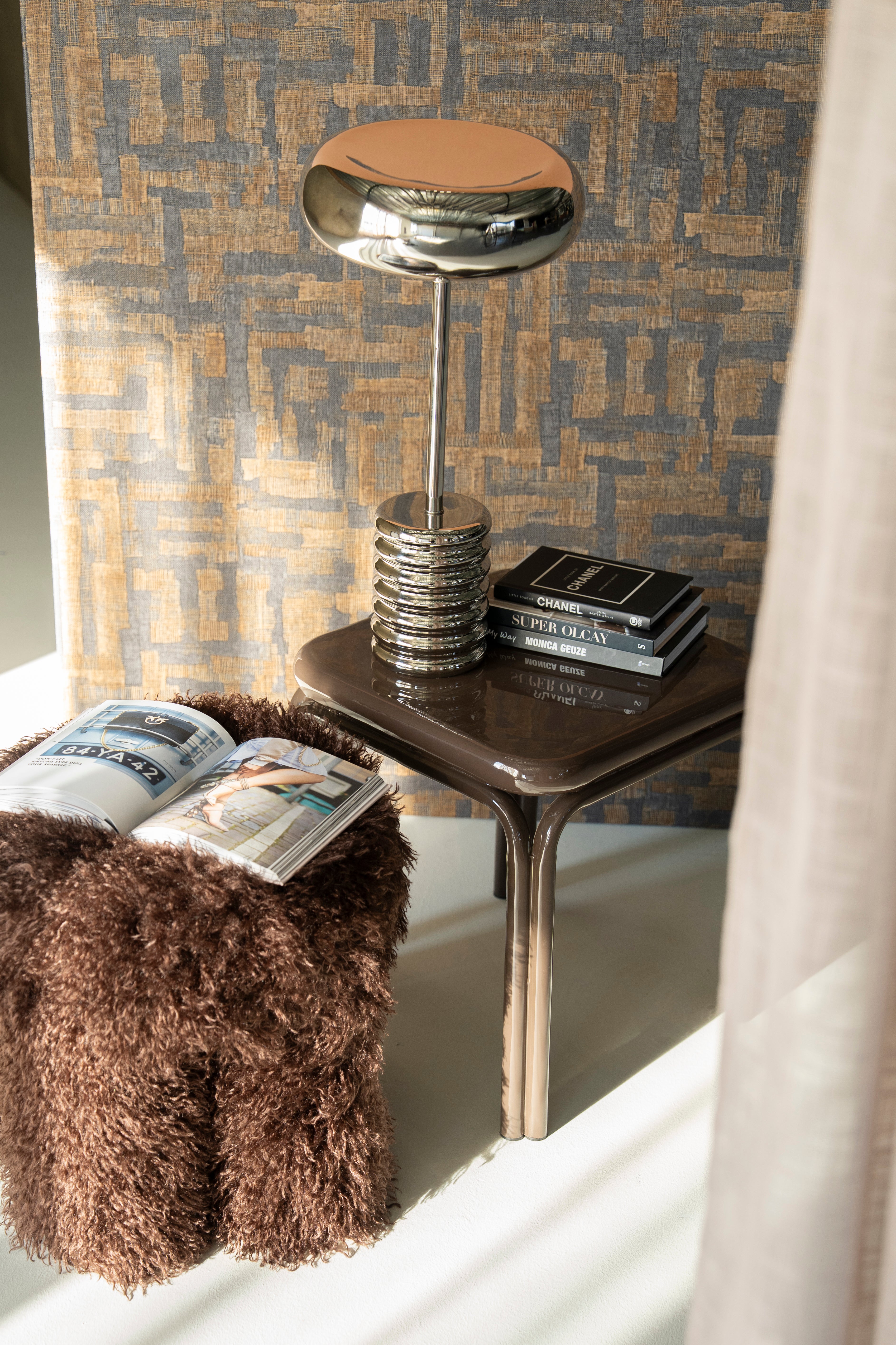 Tischlampe CHROMEO verchromt