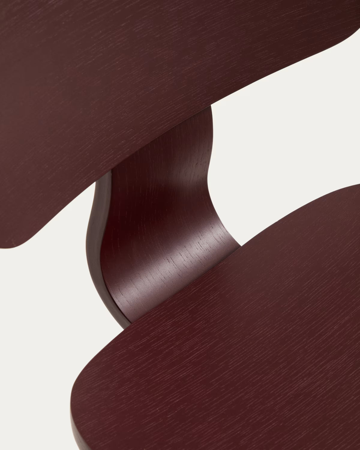 Stoel GENA bordeaux eikenfineer