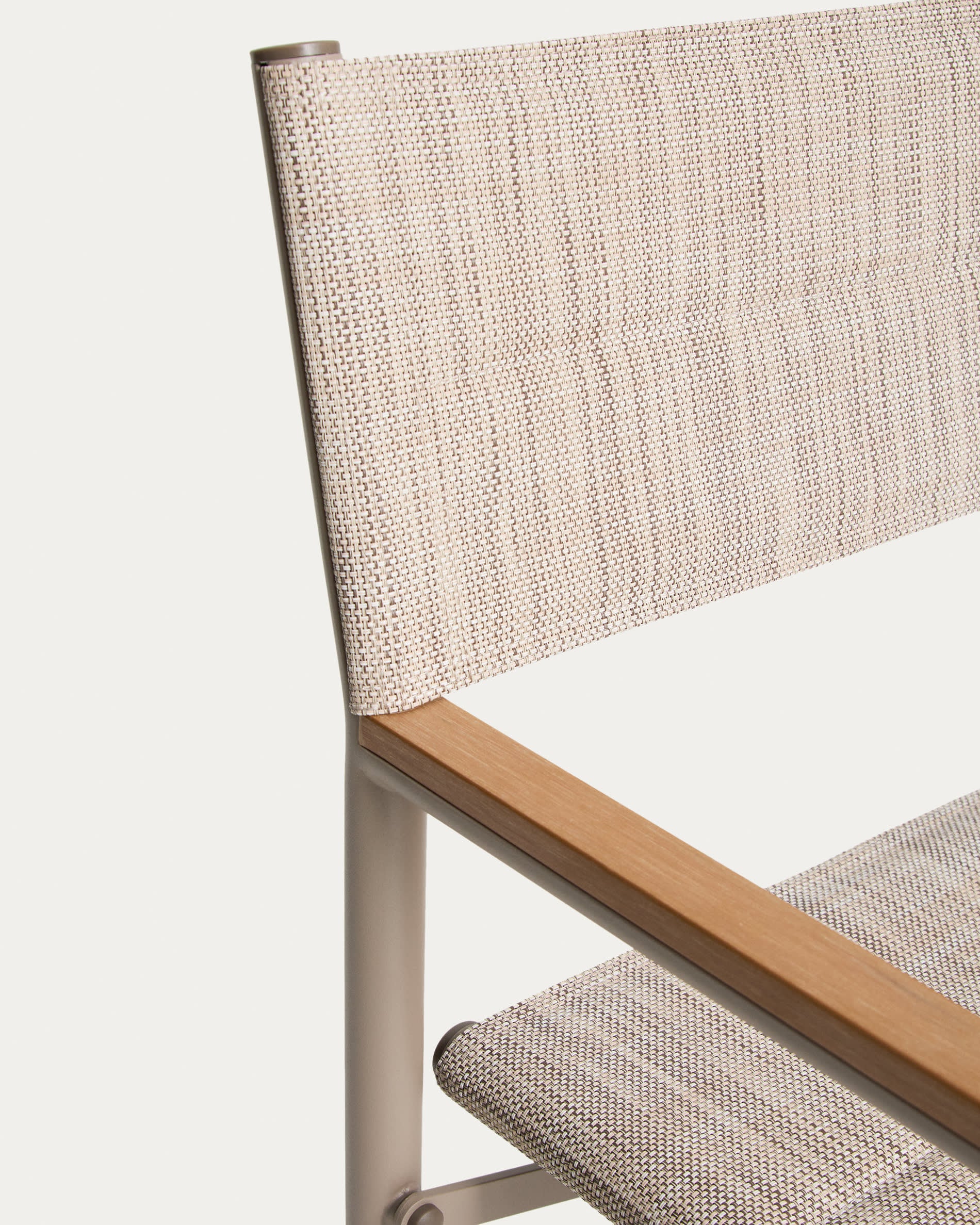 Opvouwbare tuinstoel TISNO taupe