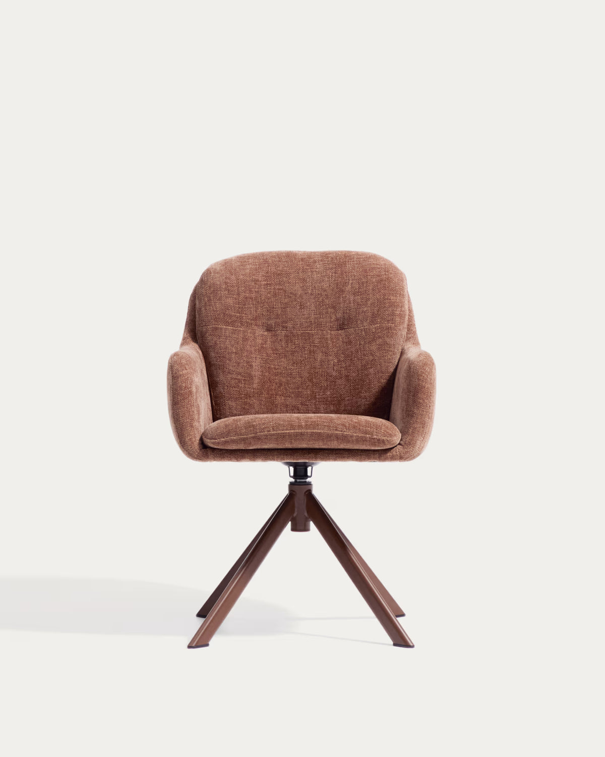 Draaistoel LEXA bruin chenille