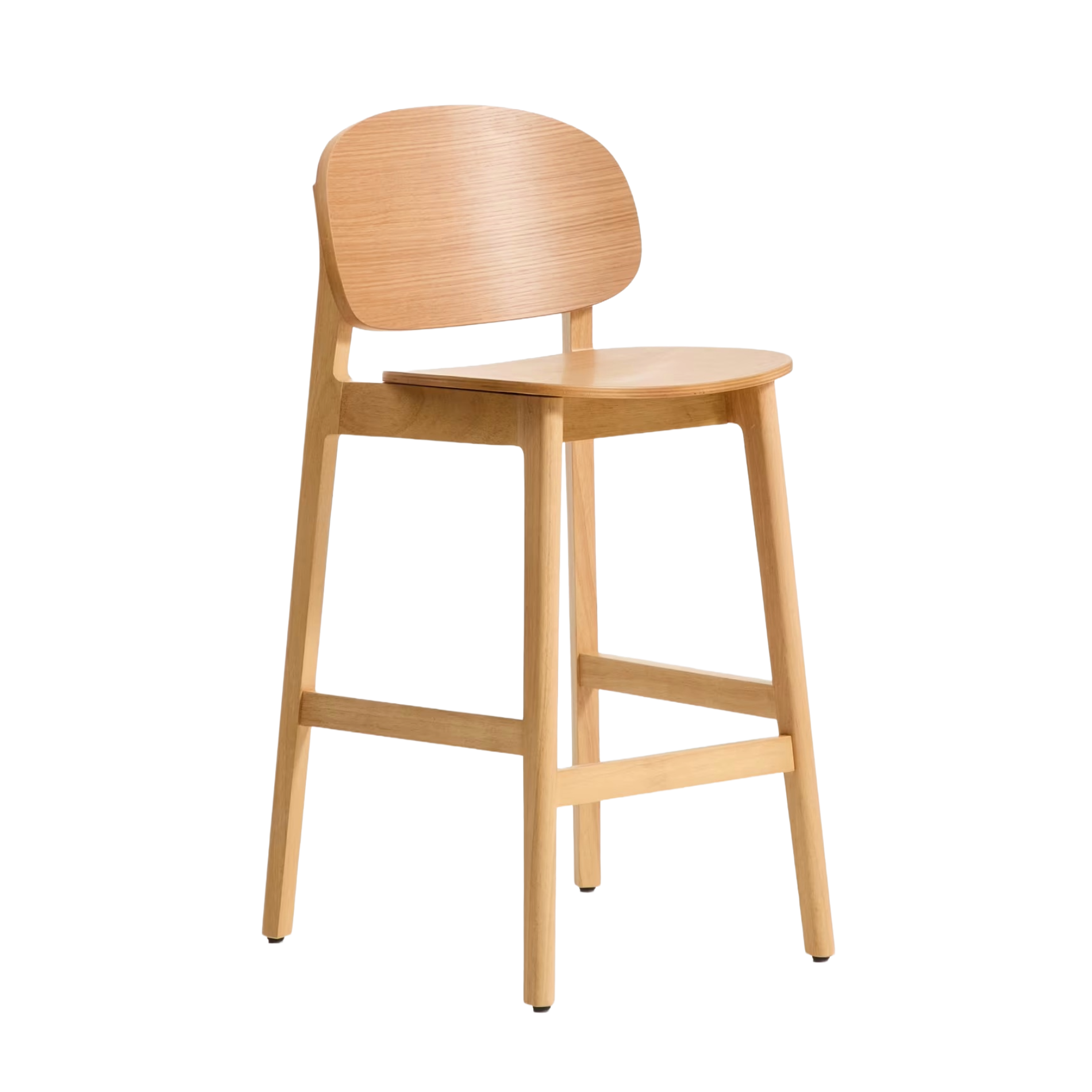 Barkruk LUDARA eikenfineer