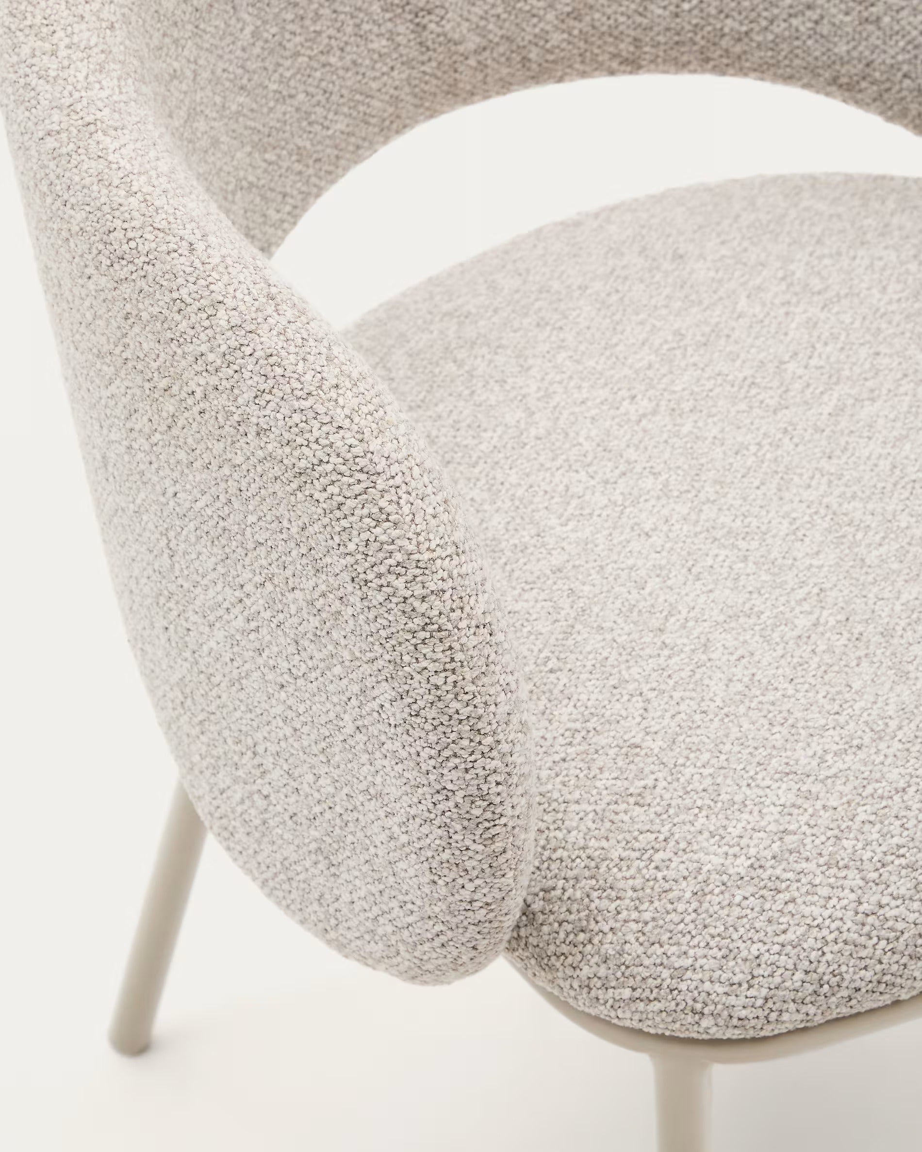 MAINA chair beige chenille