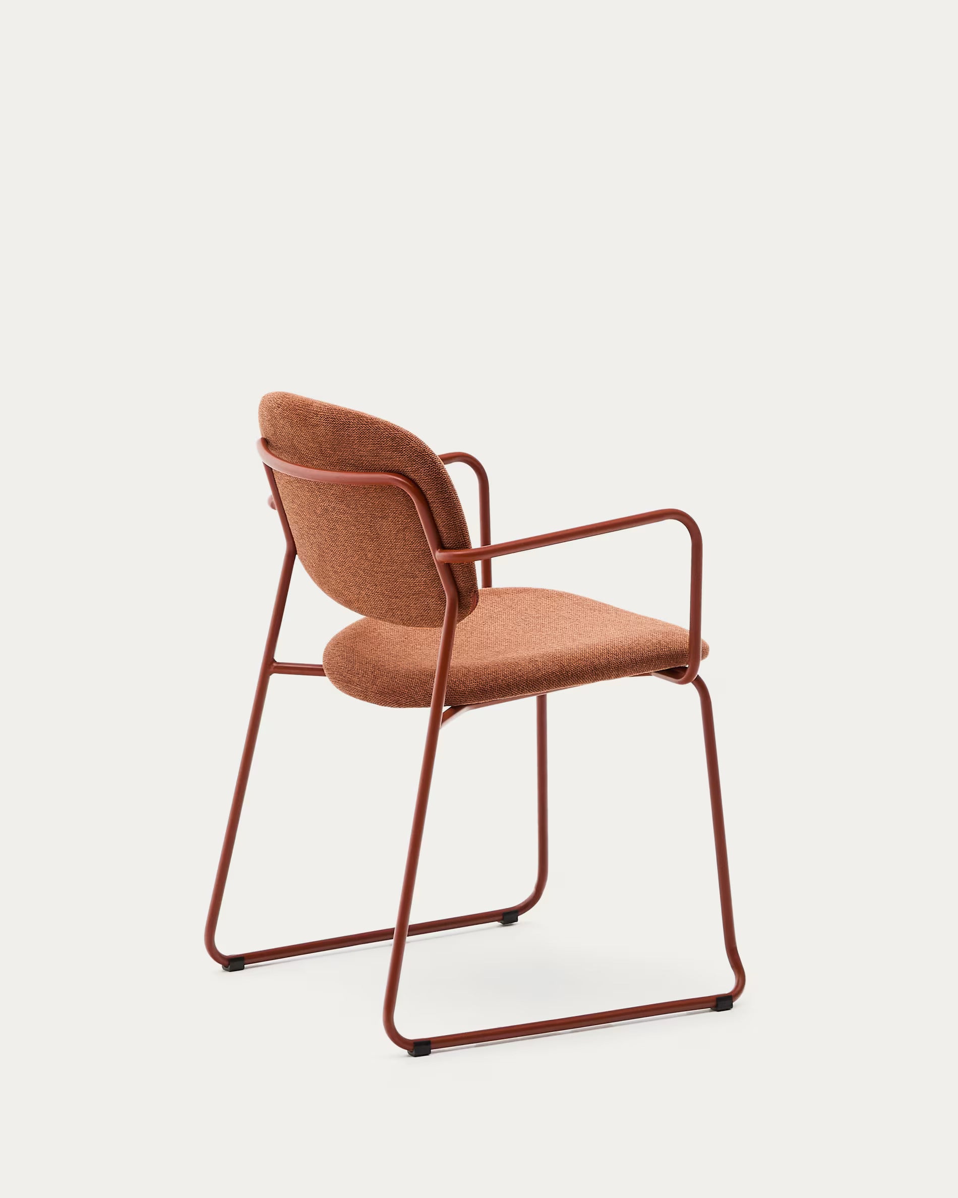 Stoel met armleuningen MELI terracotta