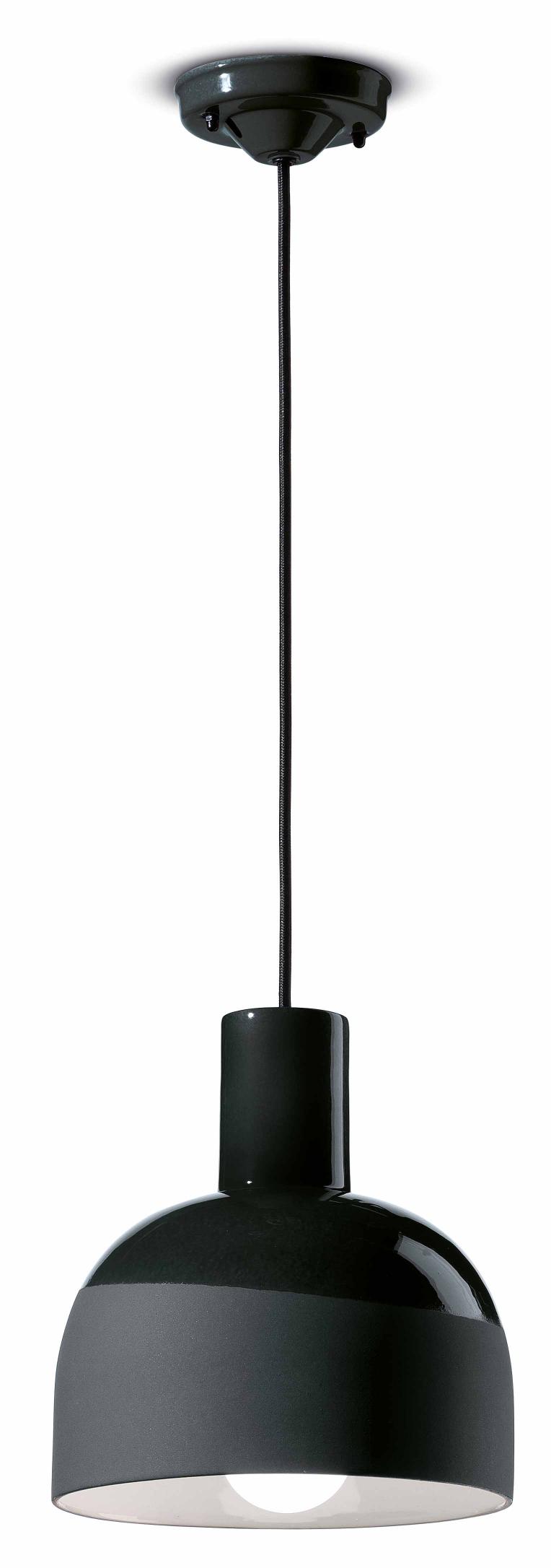 Lampa wisząca ceramiczna CAXIXI czarny – styl nowoczesny