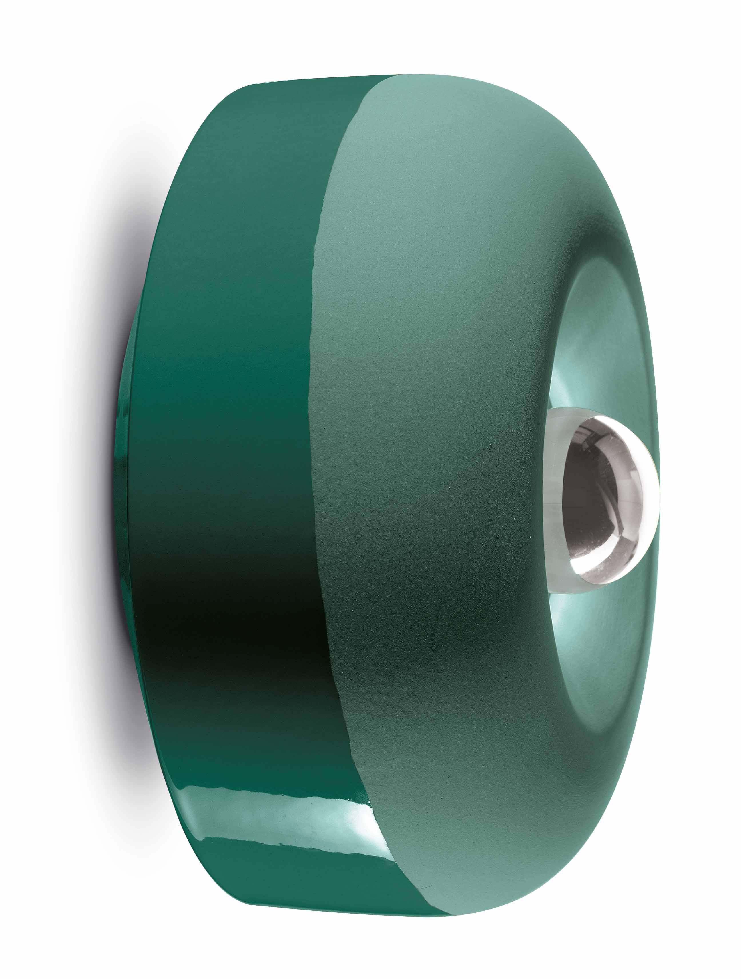 Wandlamp keramisch BELLOTA flesgroen