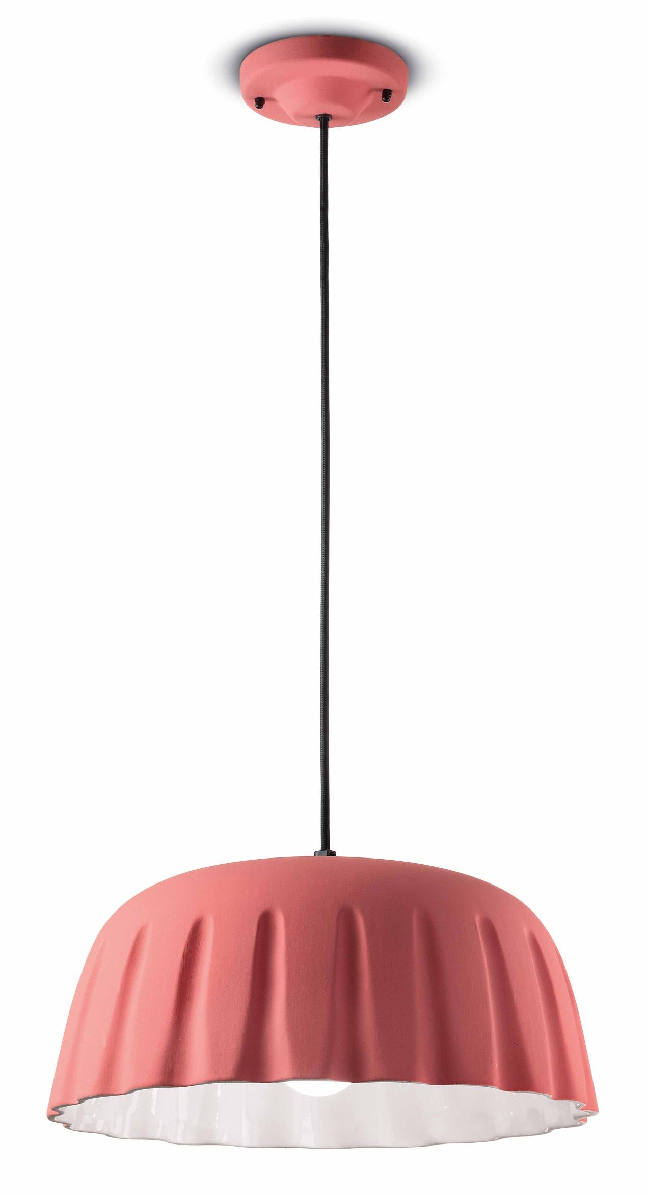 Coral ceramic pendant lamp MADAME GRES