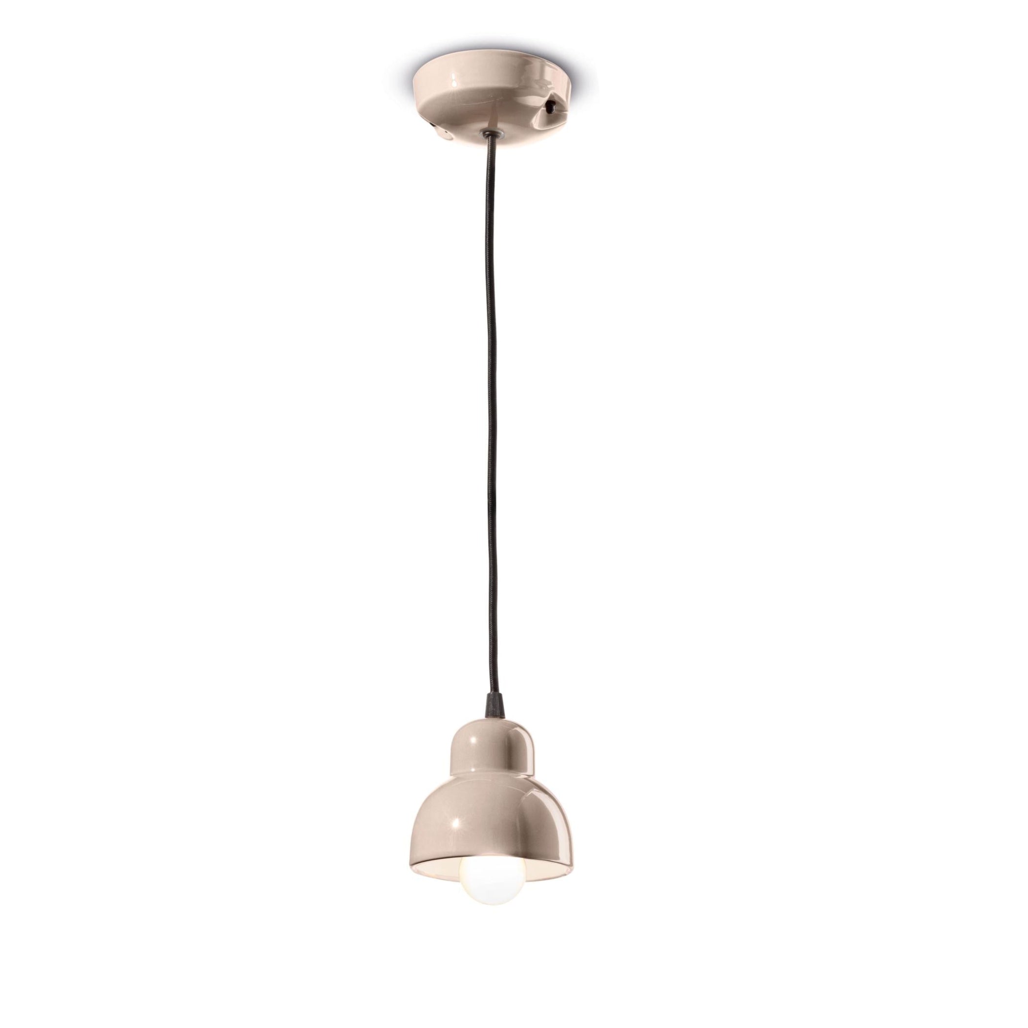 Hanglamp van keramiek BERIMBAU beige