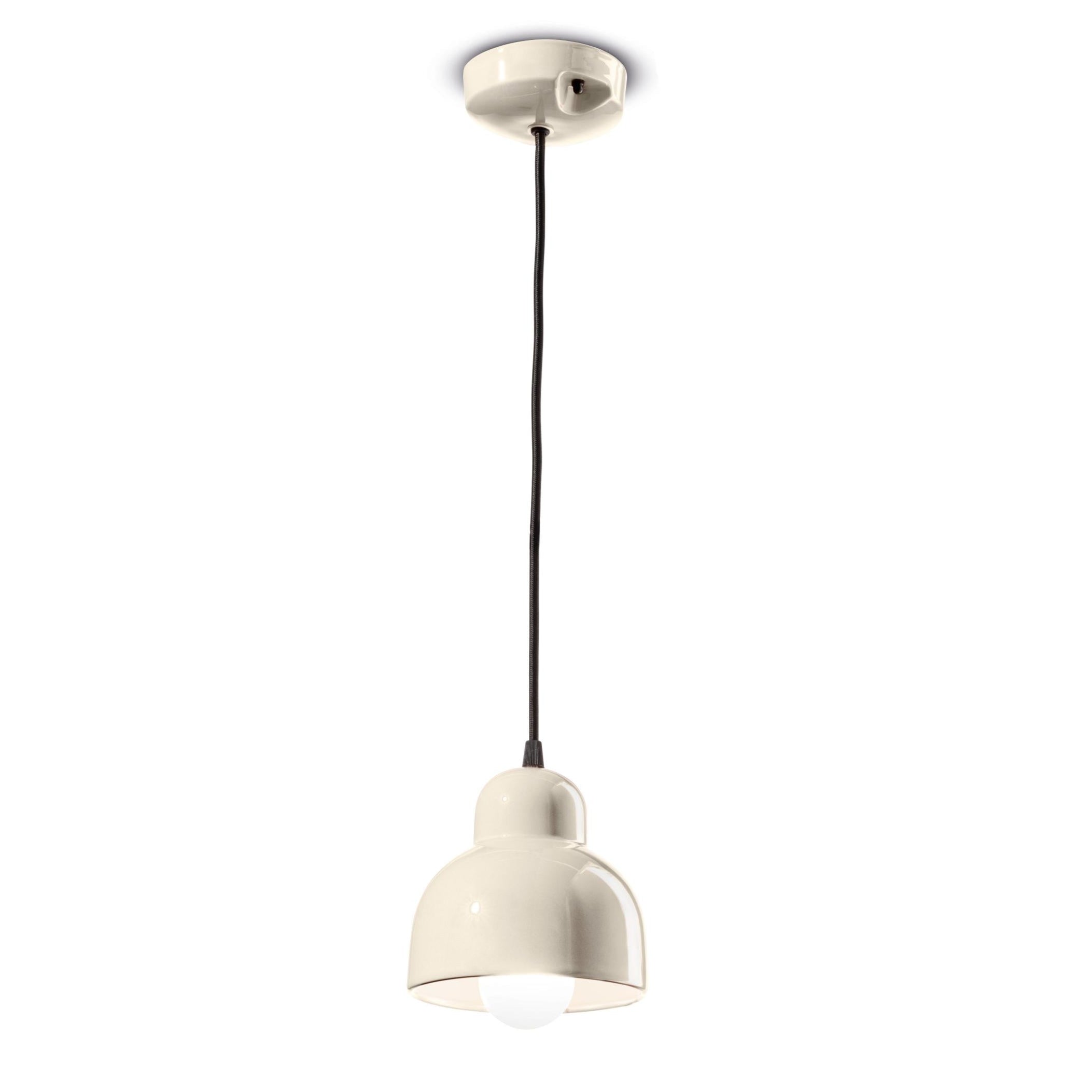 Hanglamp van keramiek BERIMBAU crème