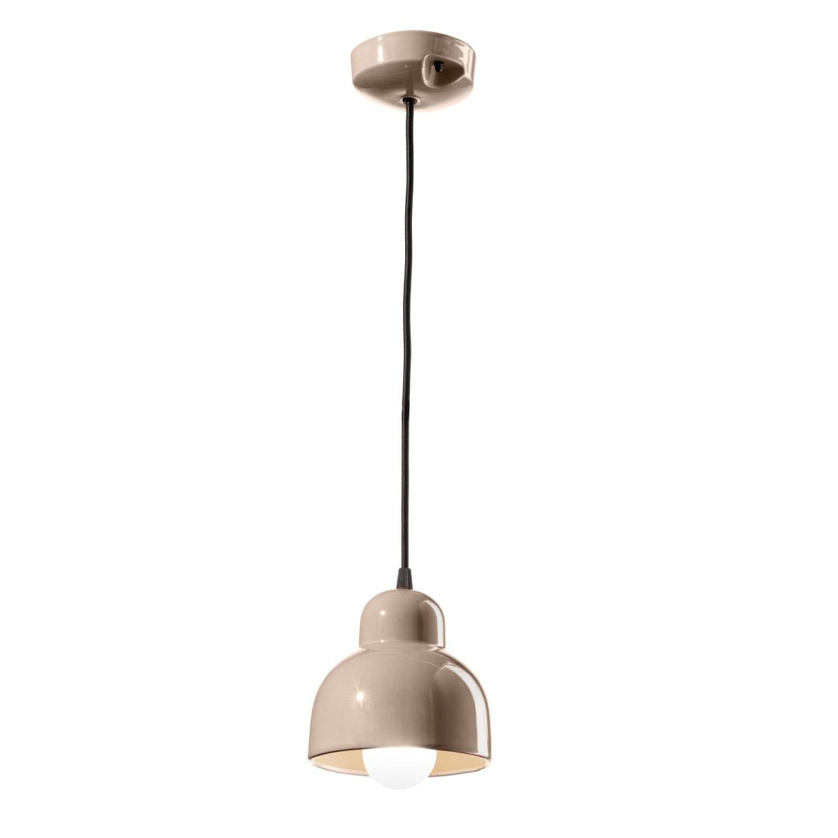Hanglamp van keramiek BERIMBAU beige