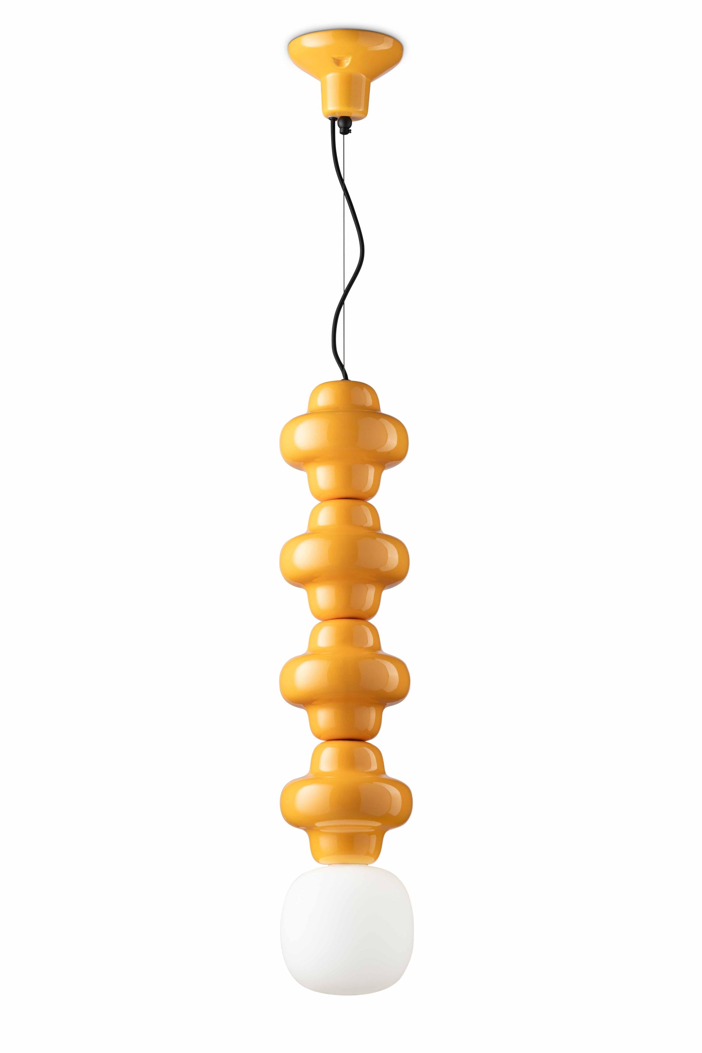 COPACABANA ceramic pendant lamp 4 yellow