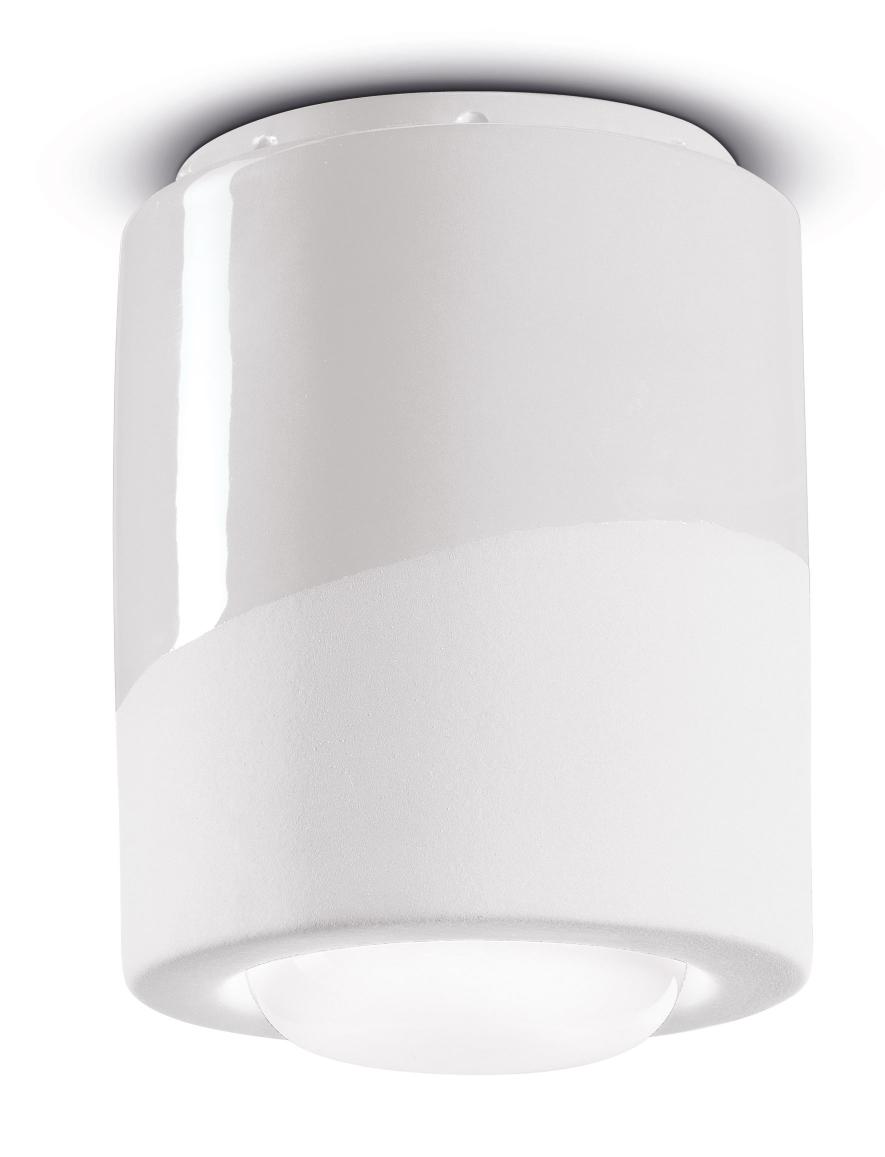 Witte keramische spotlamp PI