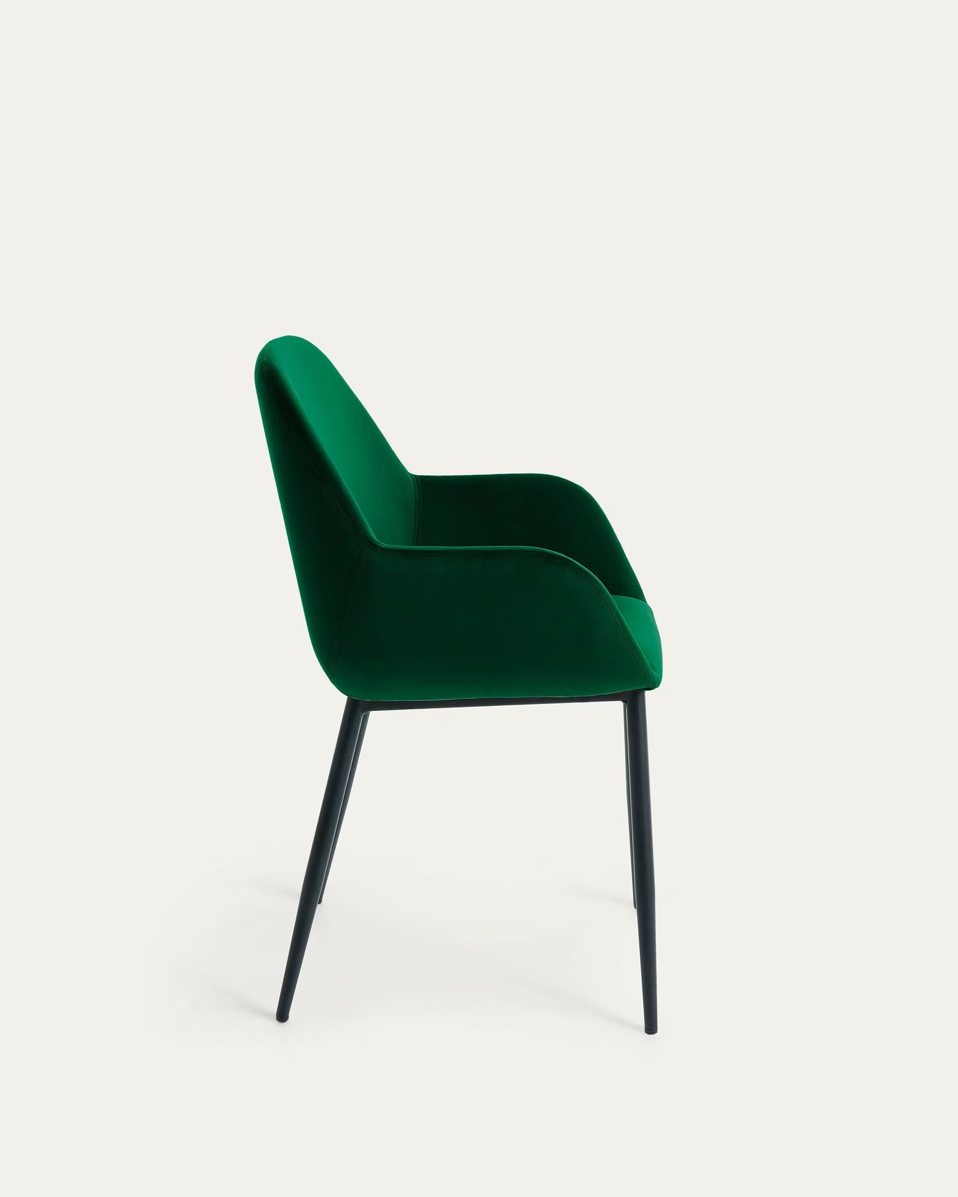 Stoel KONNA groene fluweel
