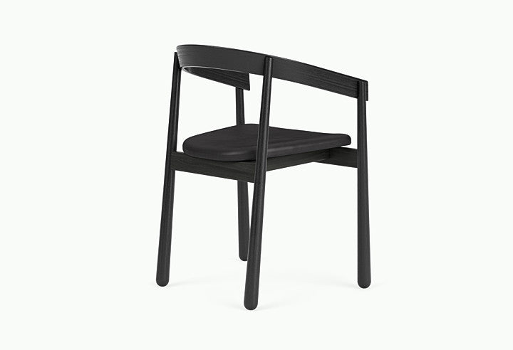 HOMERUN Chair Black Eco-Leather with Black Base