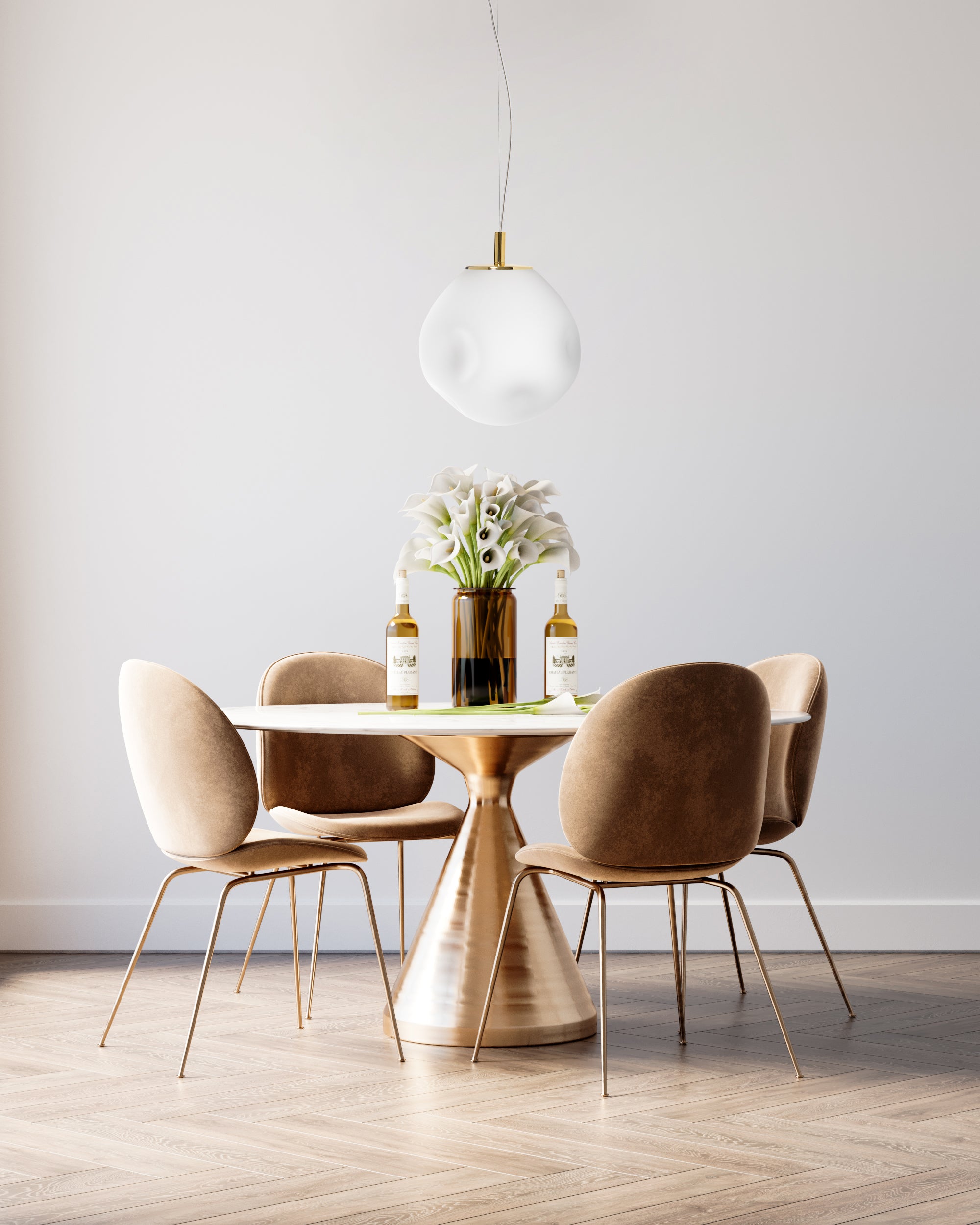 Hanglamp CLOE goud