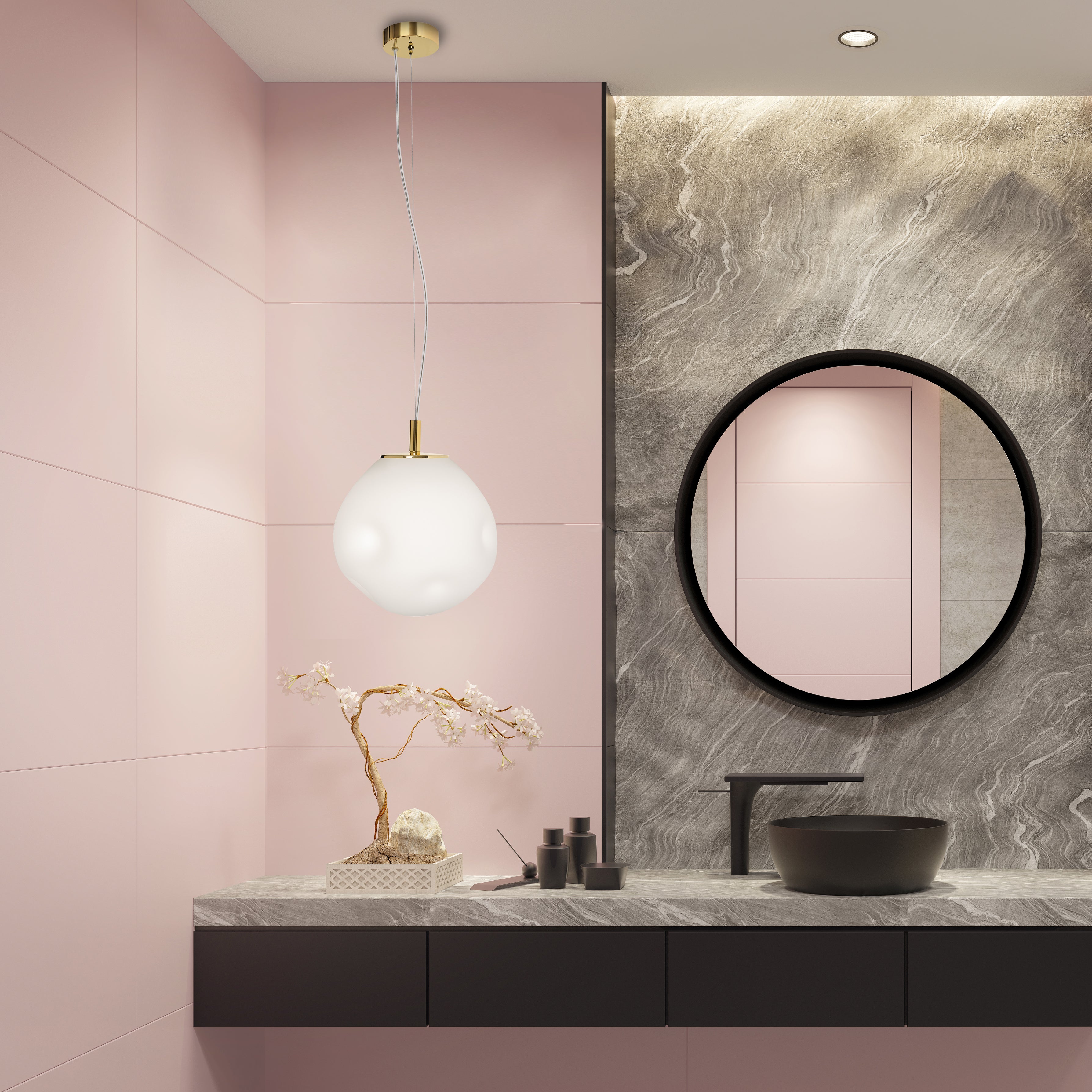 Hanglamp CLOE goud