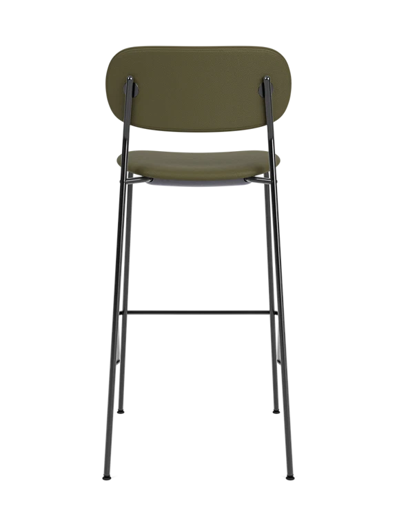 Upholstered stool CO green