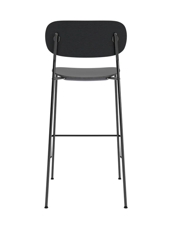 Hocker CO schwarz Eichenfurnier