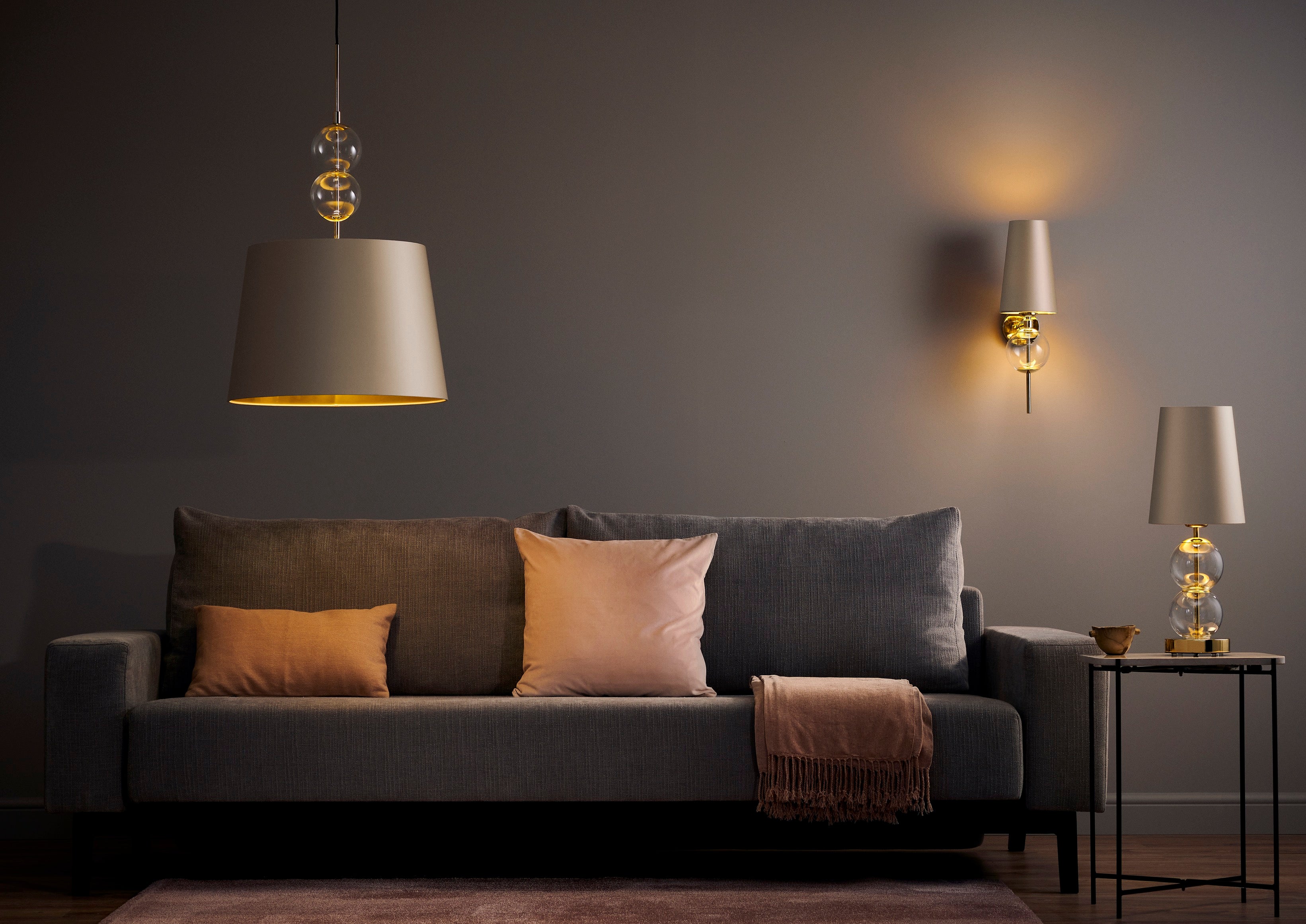 COCO champagne wall lamp