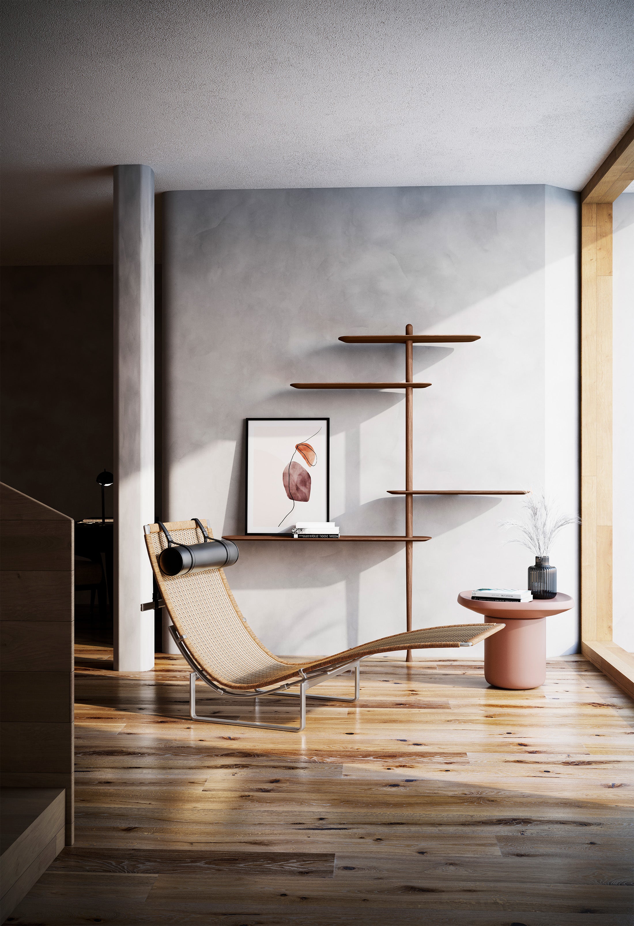 UNICA Shelf - CONFIGURATION 08 black ash veneer