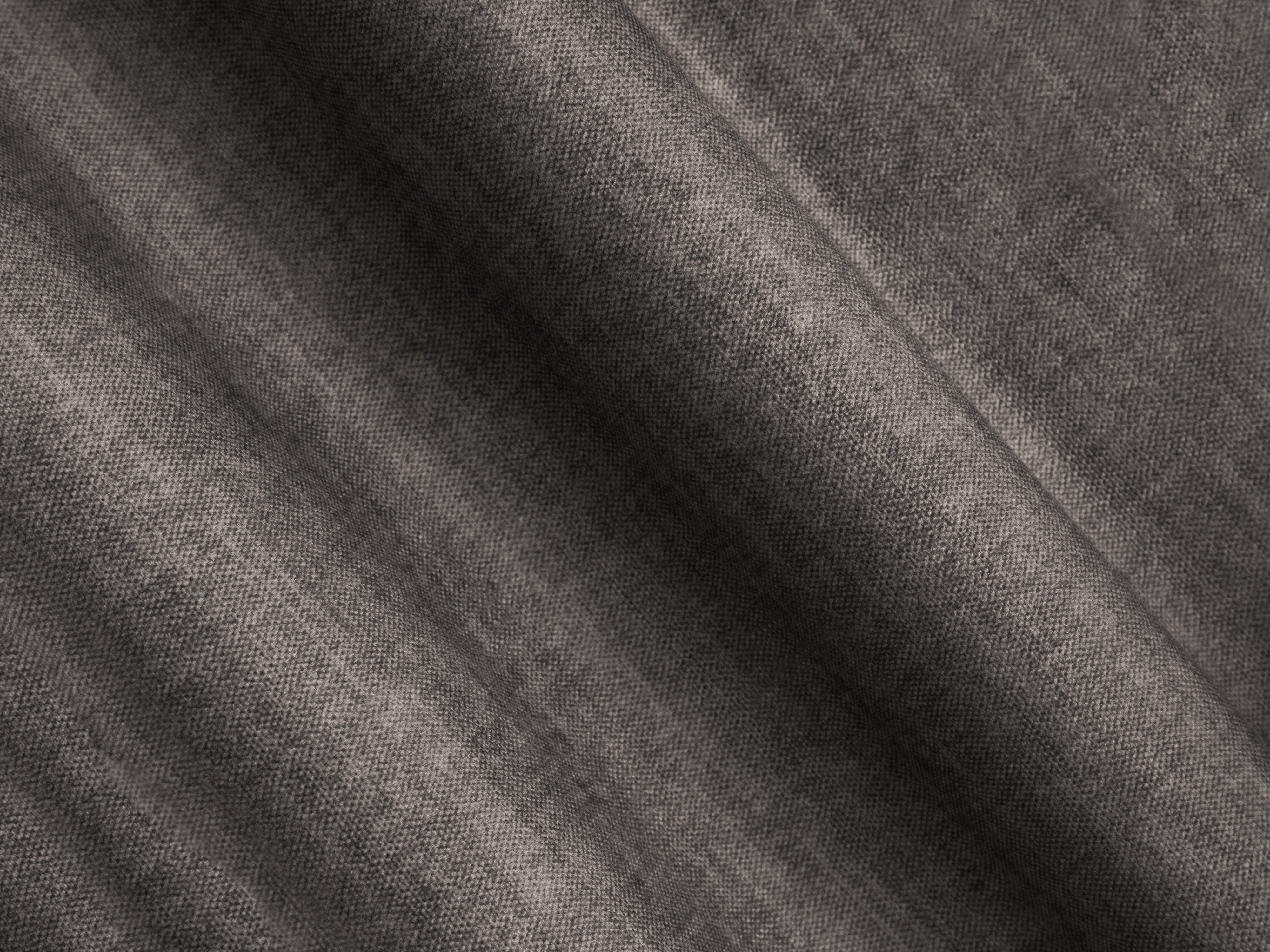 Sofa aus Samt mit Schlaf-Funktion für 4 Personen LINZ dunkelgrau